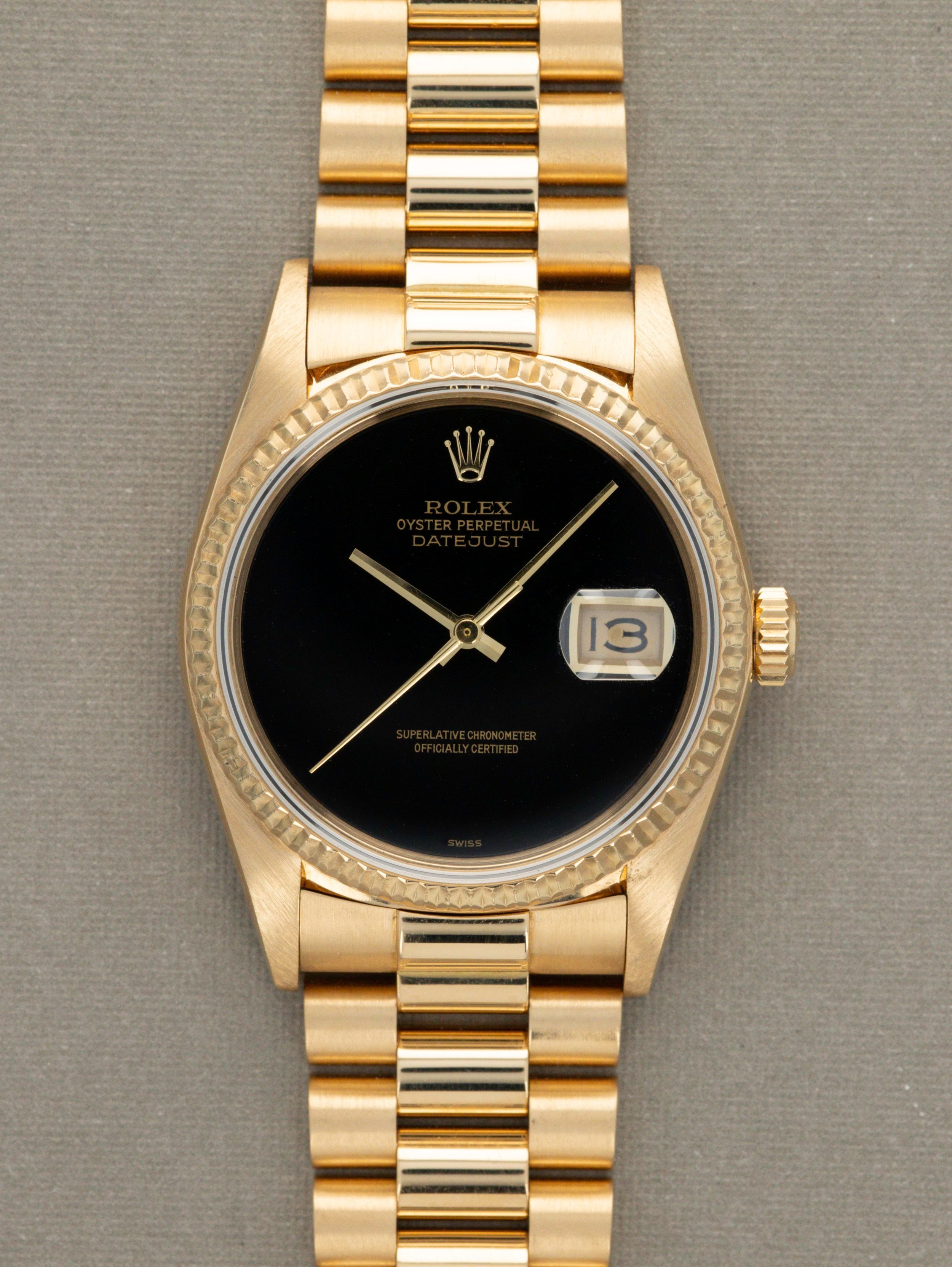 Rolex Datejust Ref. 16018 Onyx