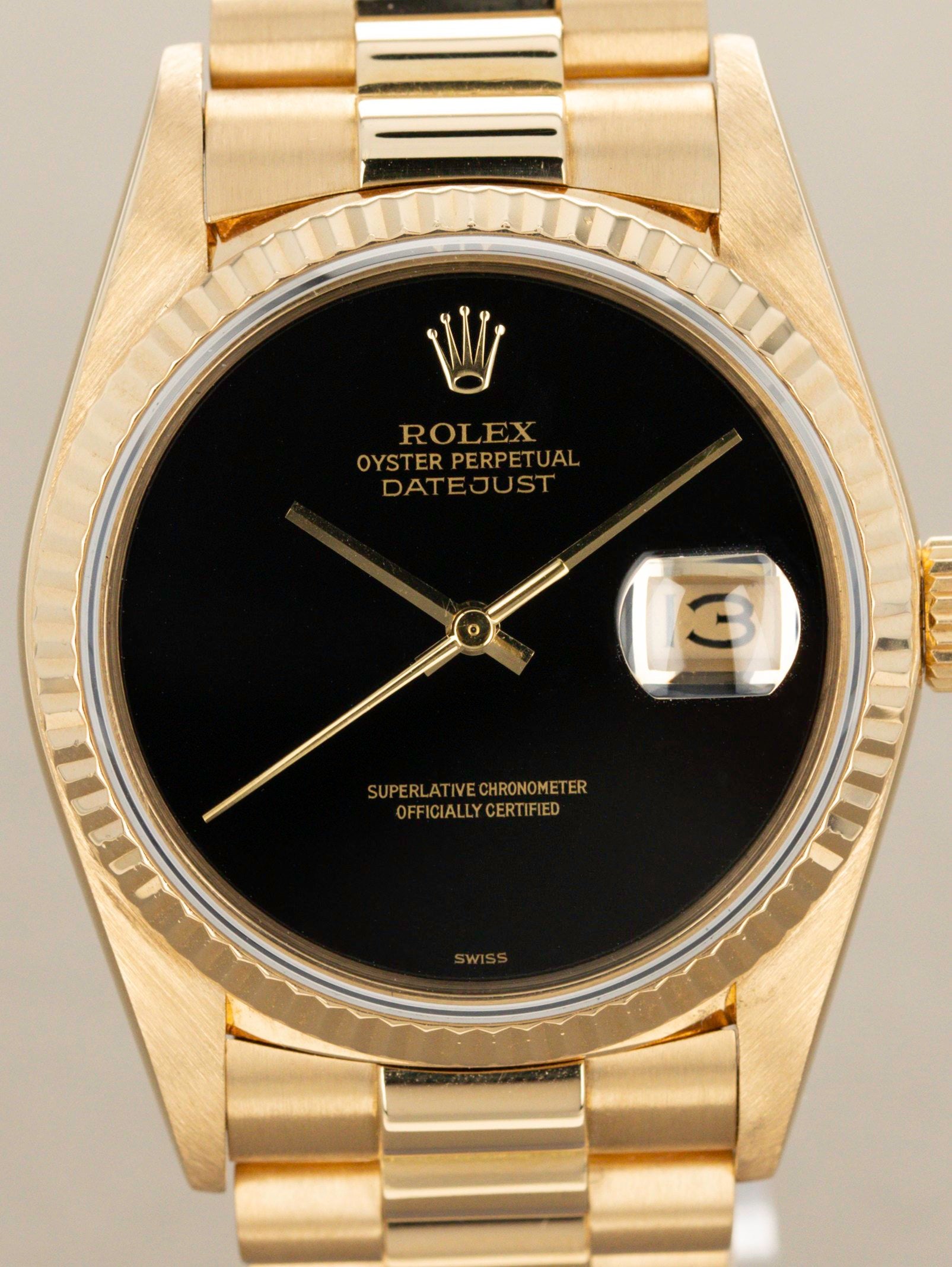 Rolex Datejust Ref. 16018 Onyx