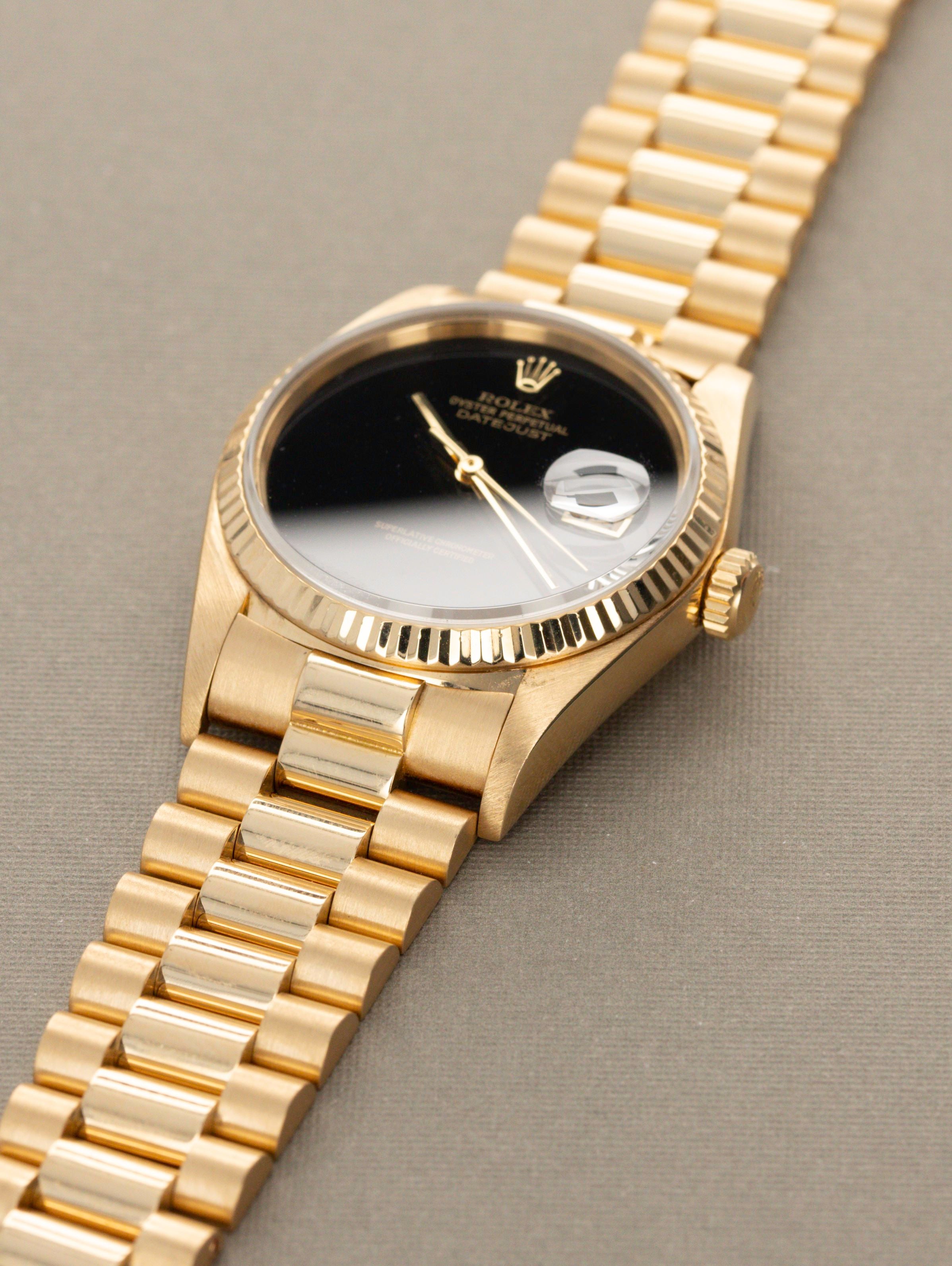 Rolex Datejust Ref. 16018 Onyx