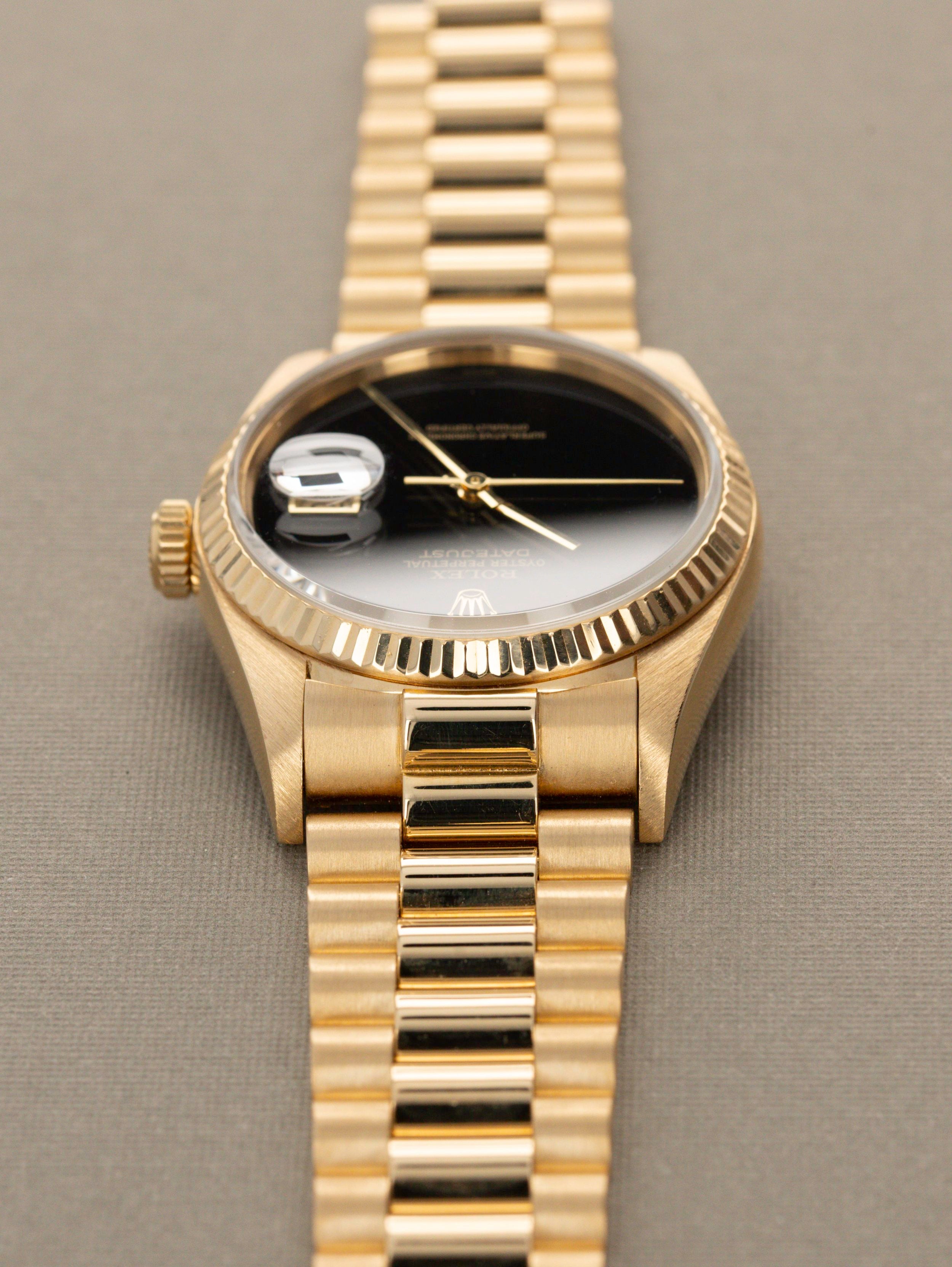 Rolex Datejust Ref. 16018 Onyx