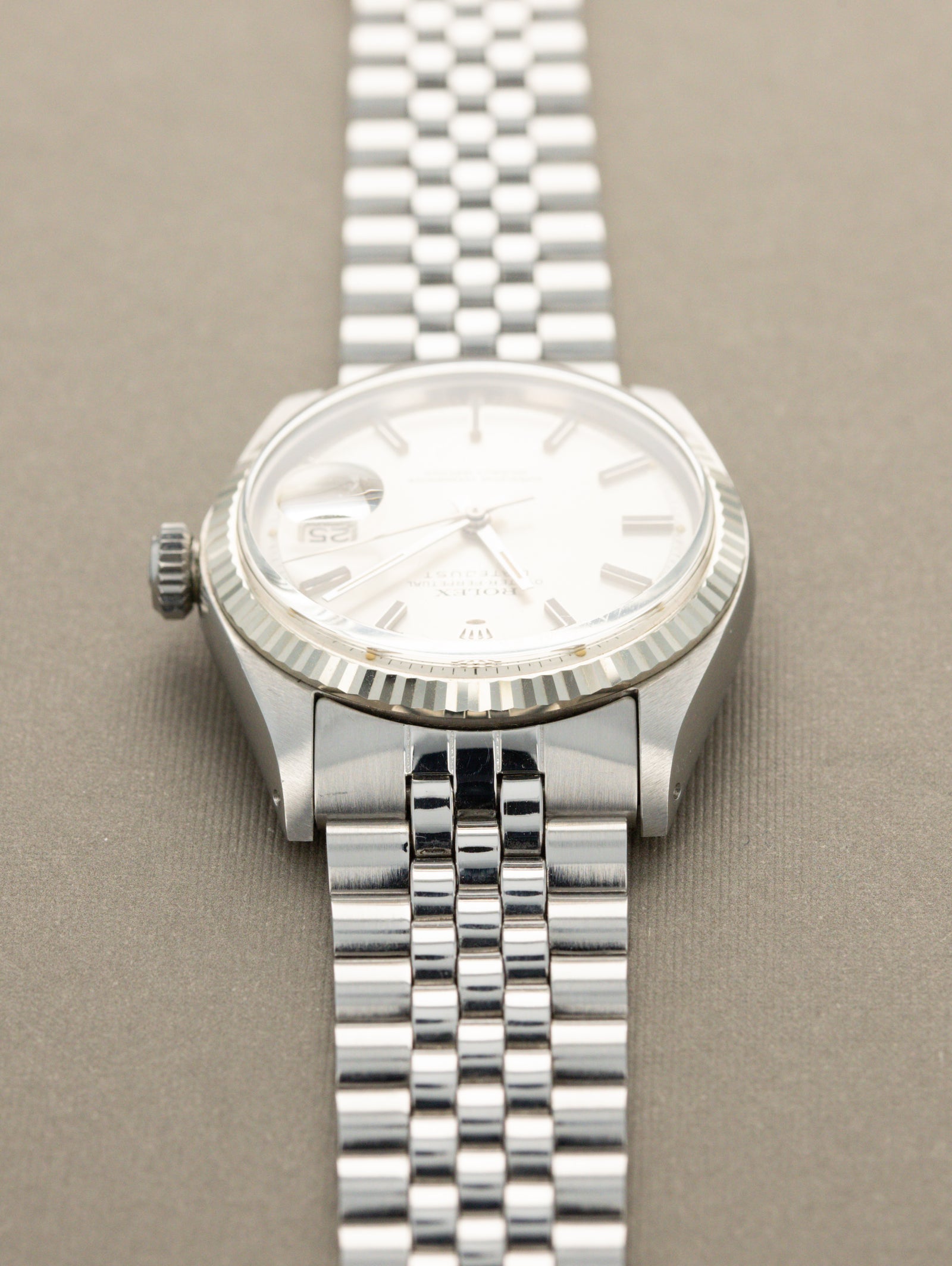 Rolex Datejust Ref. 1601 - Sunburst Silver Dial LNOS w/ Box & Papers