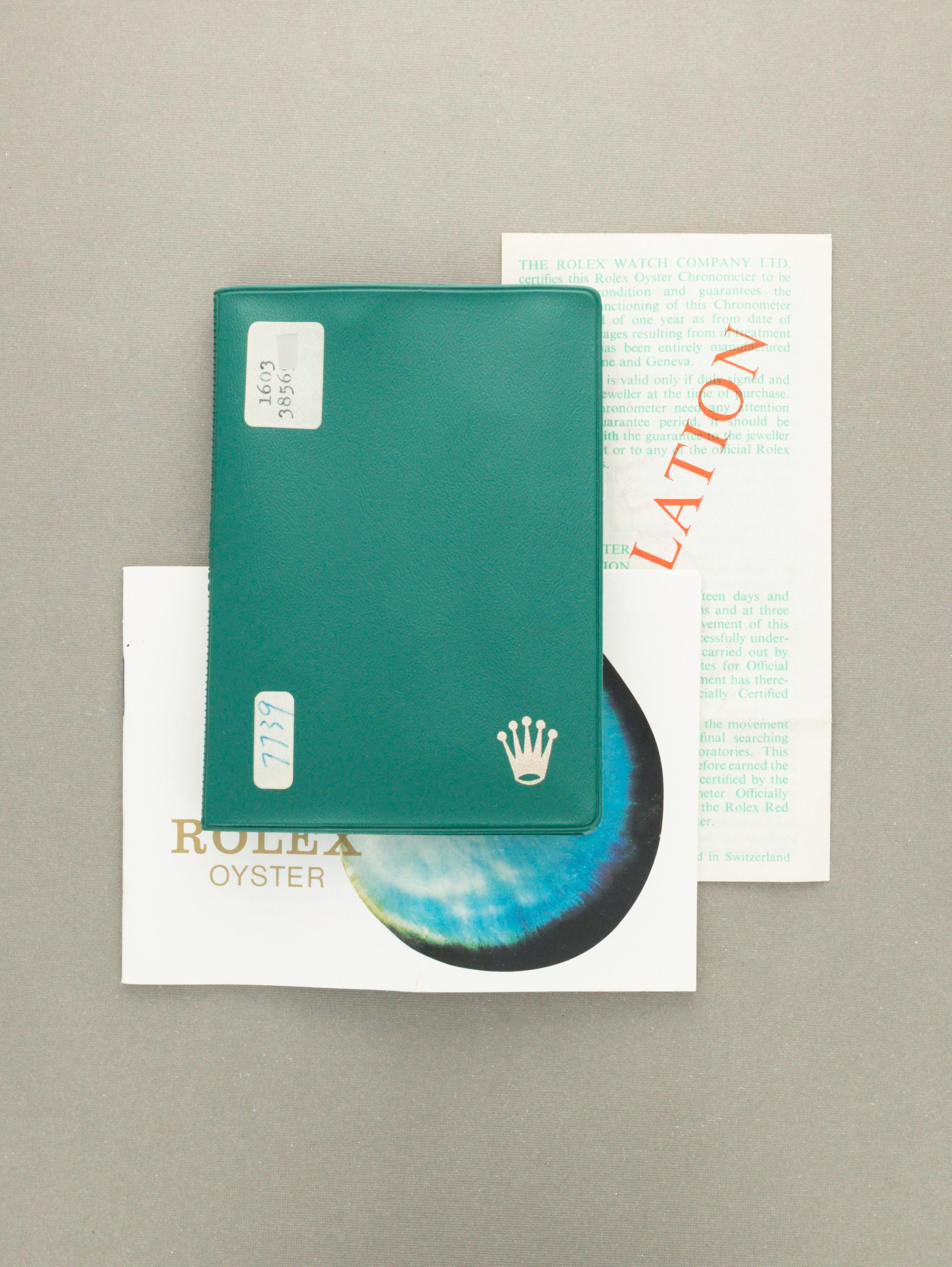 Rolex Datejust Ref. 1603 - Near New, Full Set