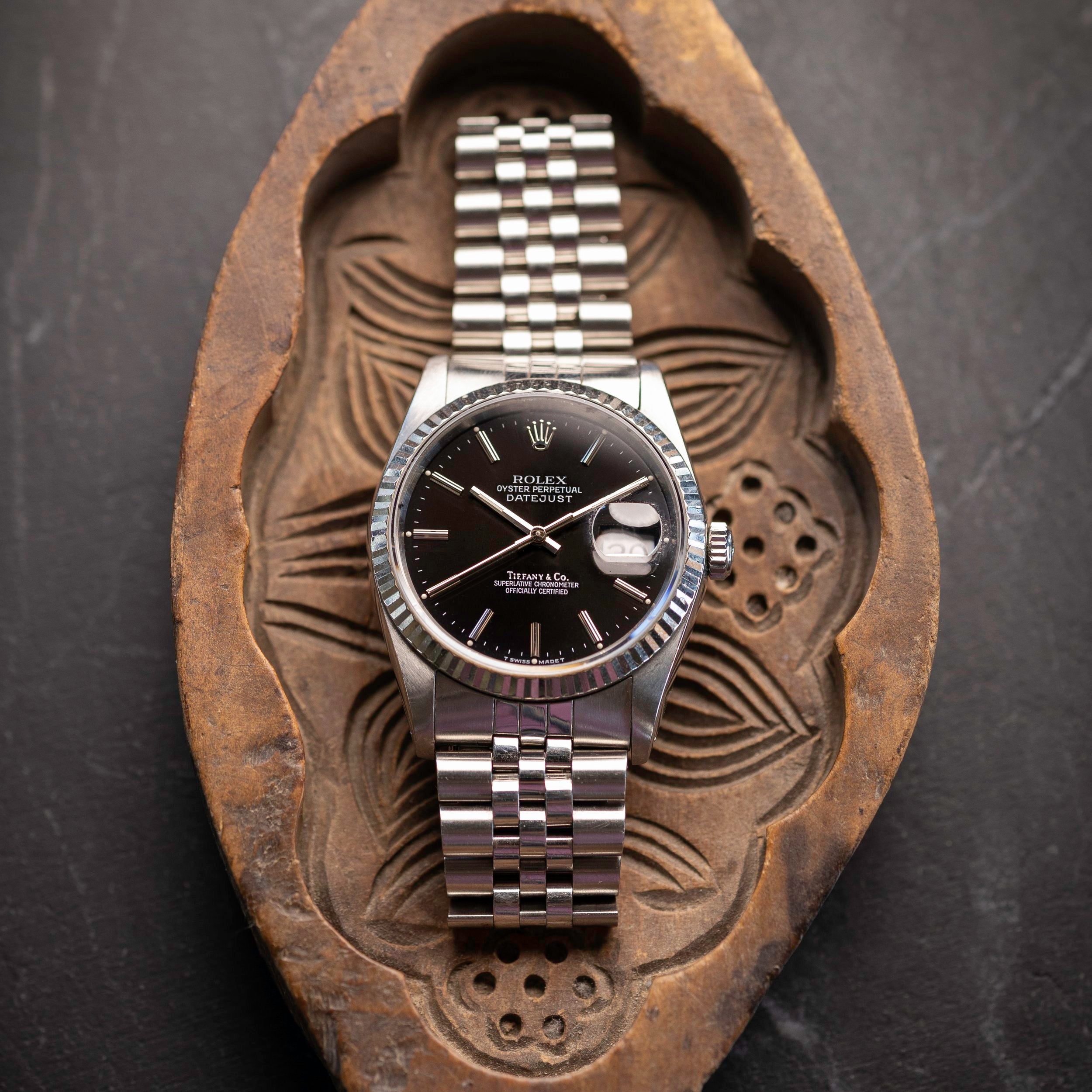 Rolex Datejust Ref. 16234 Black "Tiffany and Co"