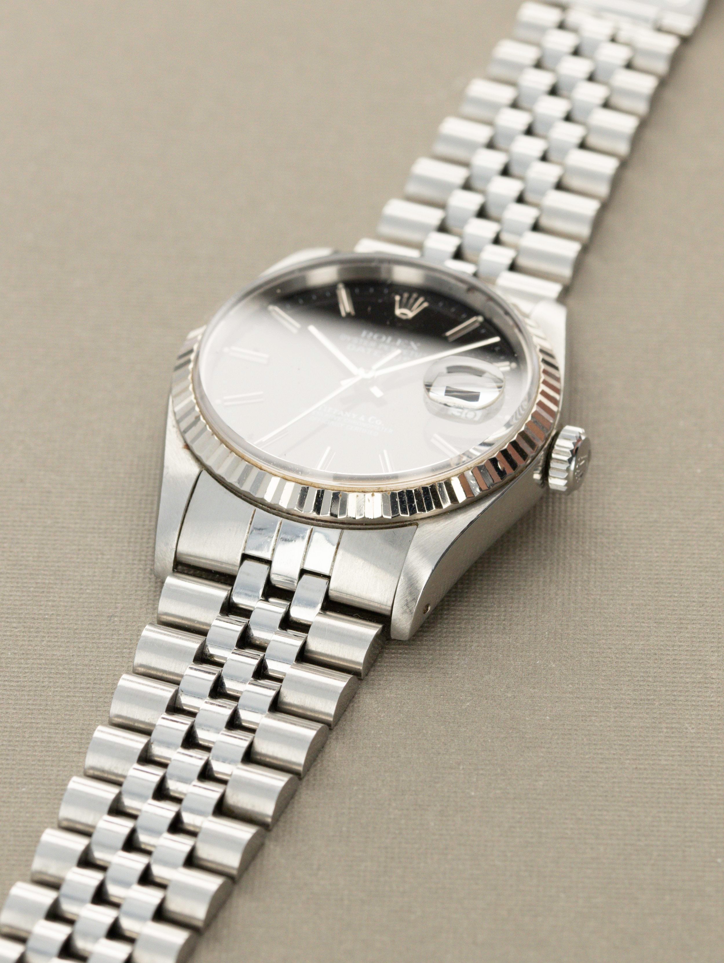 Rolex Datejust Ref. 16234 Black "Tiffany and Co"