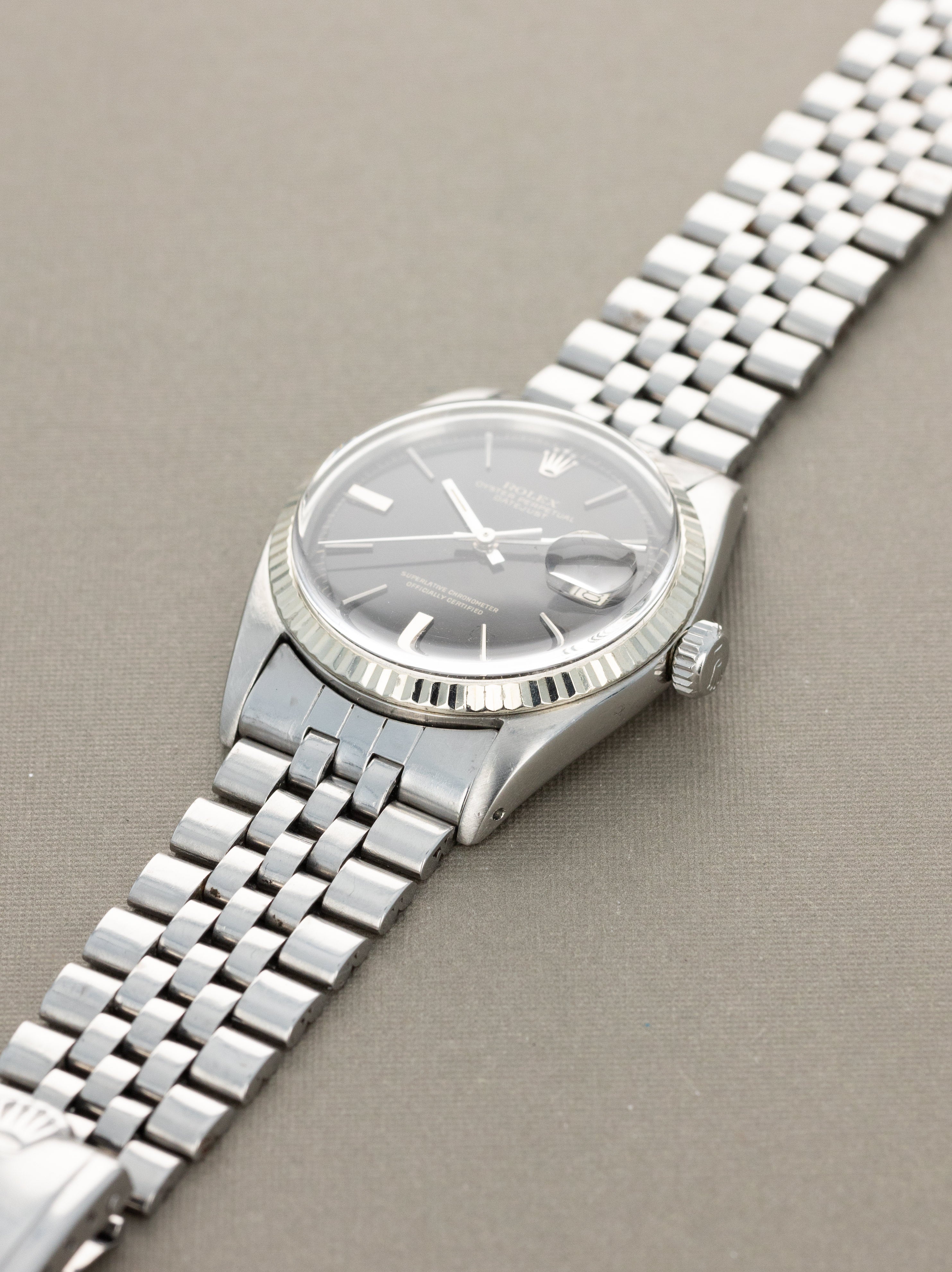 Rolex Datejust Ref. 1601 - Gloss Black 'Tropical Gilt' Dial