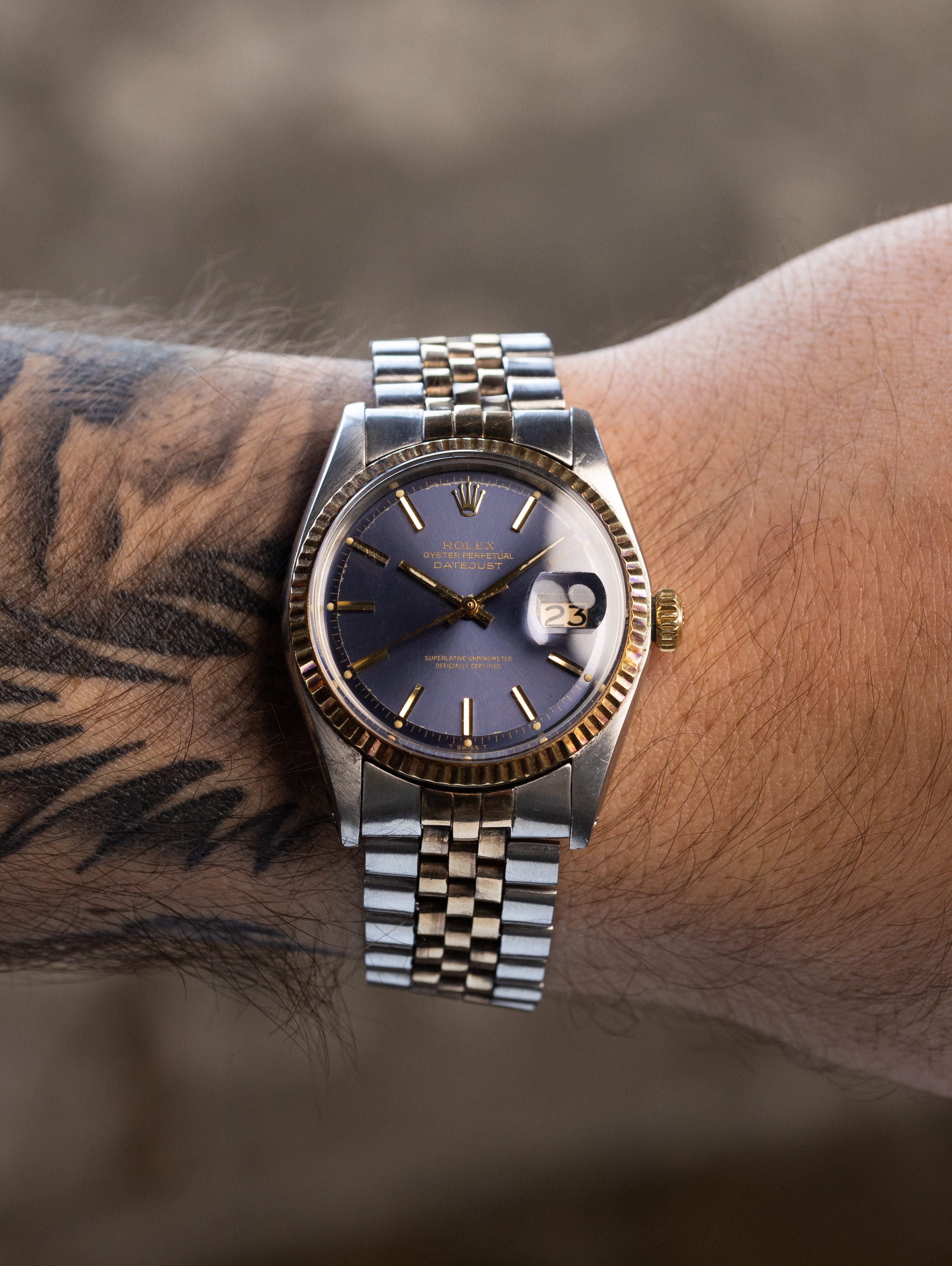 Rolex Datejust Ref. 1601 - Two-Tone Blue Dial