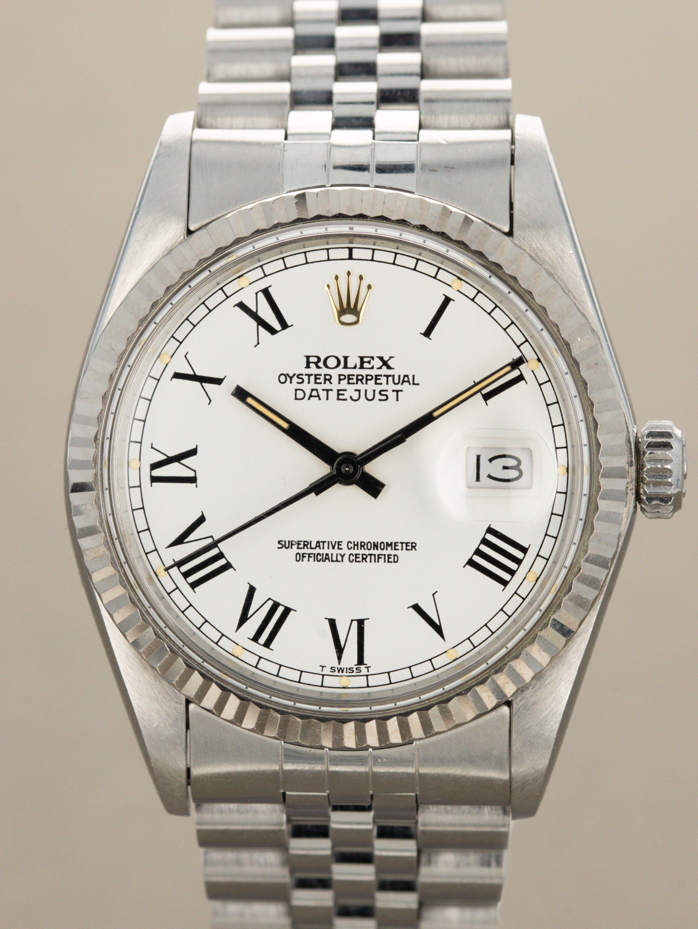 Rolex Datejust Ref. 16014 - 'Buckley' Dial Unpolished