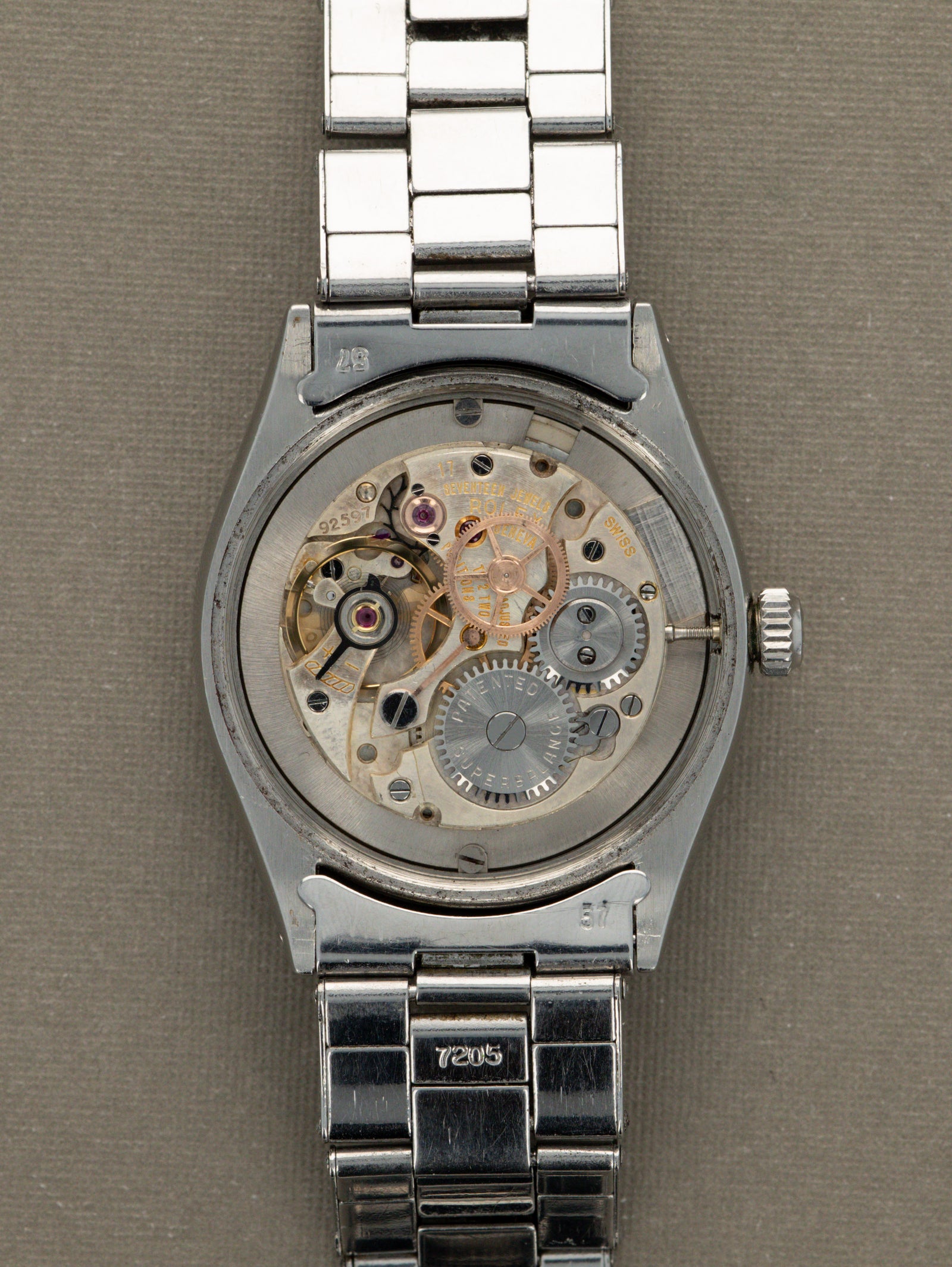 Rolex Oysterdate Precision Ref. 6294 - White 'Honeycomb' Dial