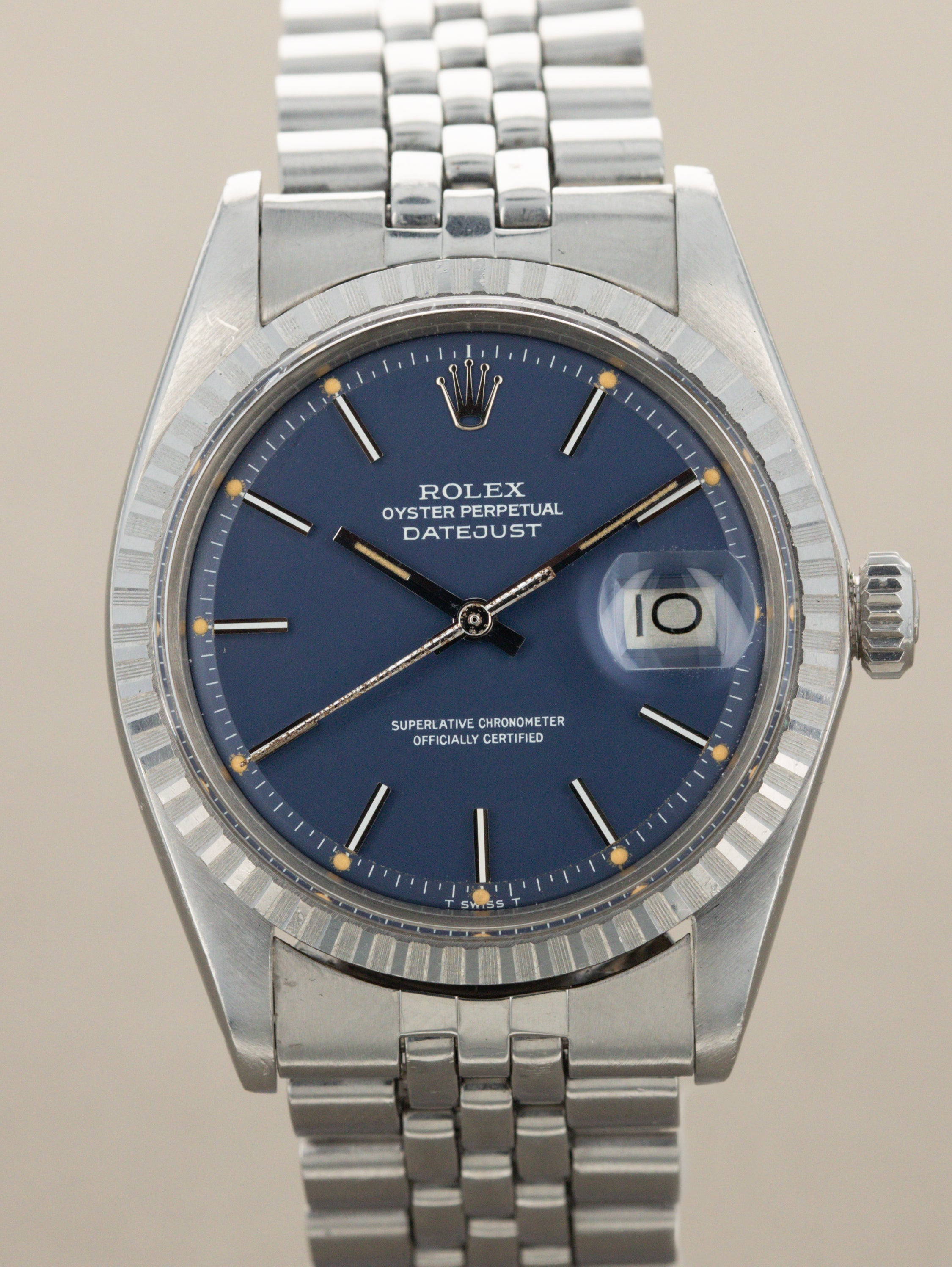 Rolex Datejust Ref. 1603 - Blue 'Satin' Dial
