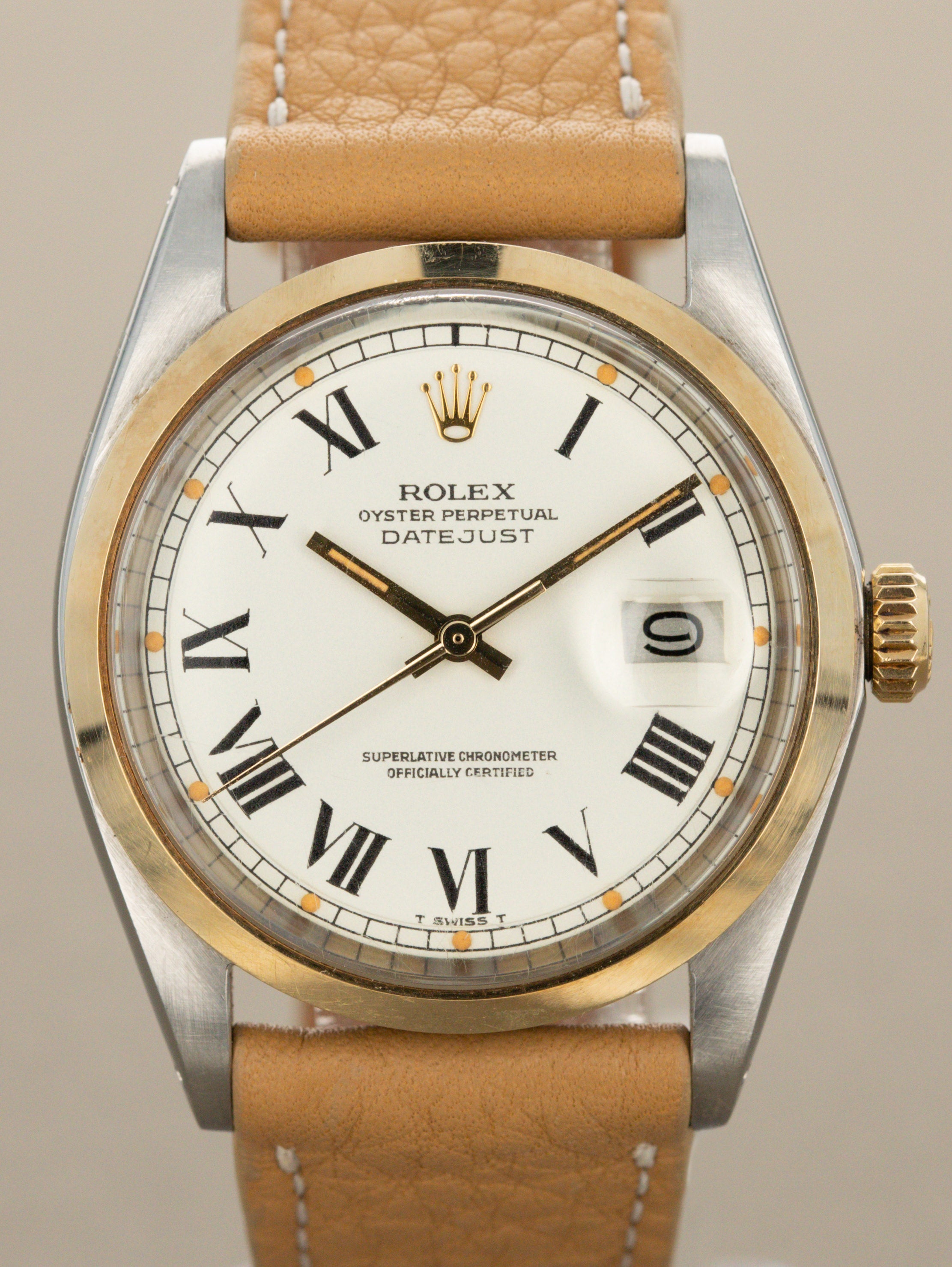 Rolex Datejust Ref. 1600/3 - White 'Buckley' Dial