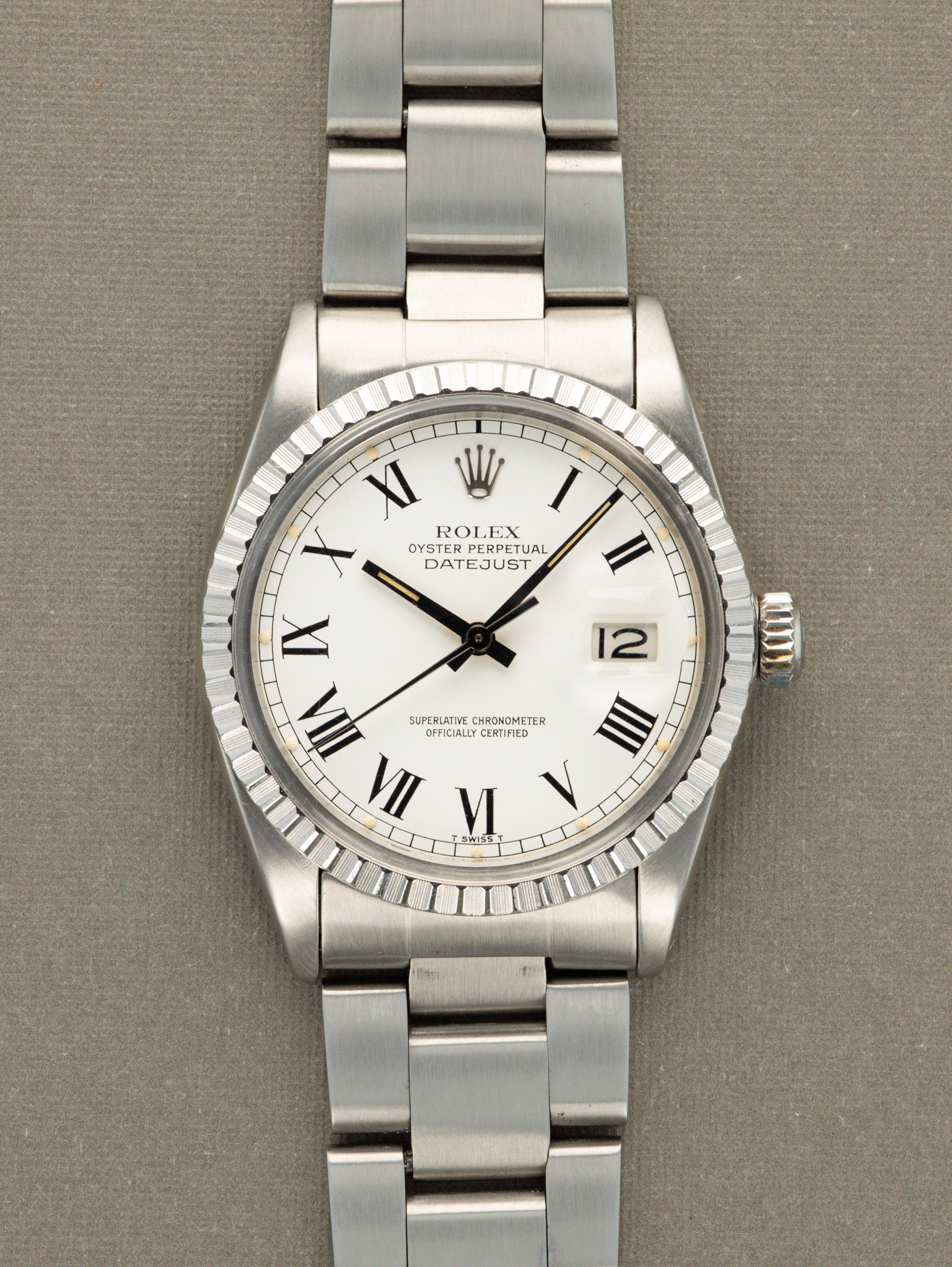 Rolex Datejust Ref. 16030 - White 'Buckley' Dial W/ Box & Papers