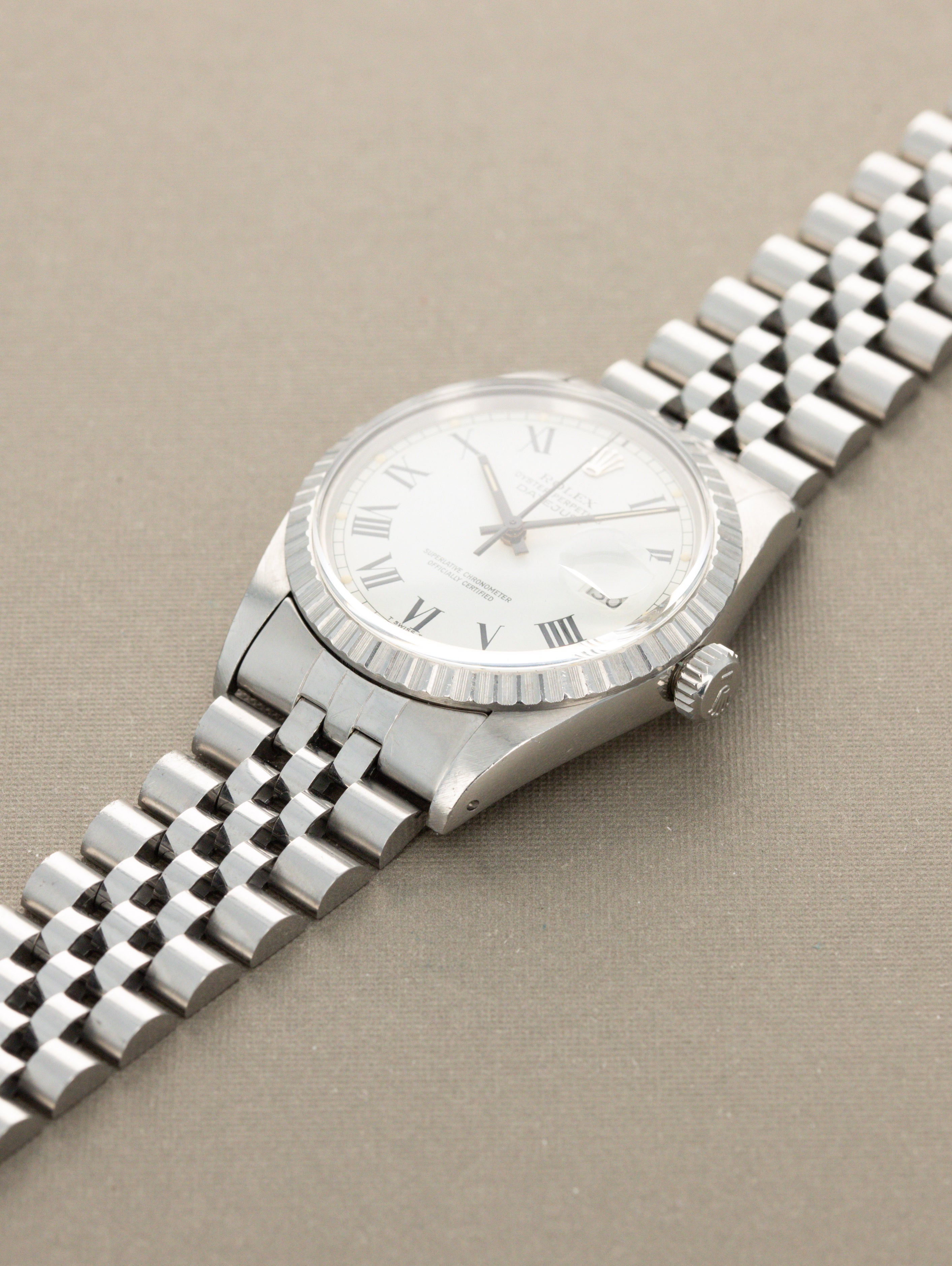 Rolex Datejust Ref. 16030 - White 'Buckley' Dial Unpolished