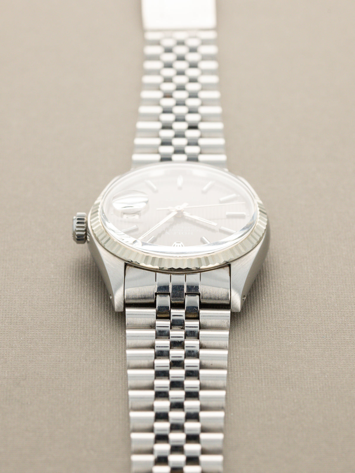 Rolex Datejust Ref. 16014 - Grey 'Tapestry' Dial W/ Box & Papers