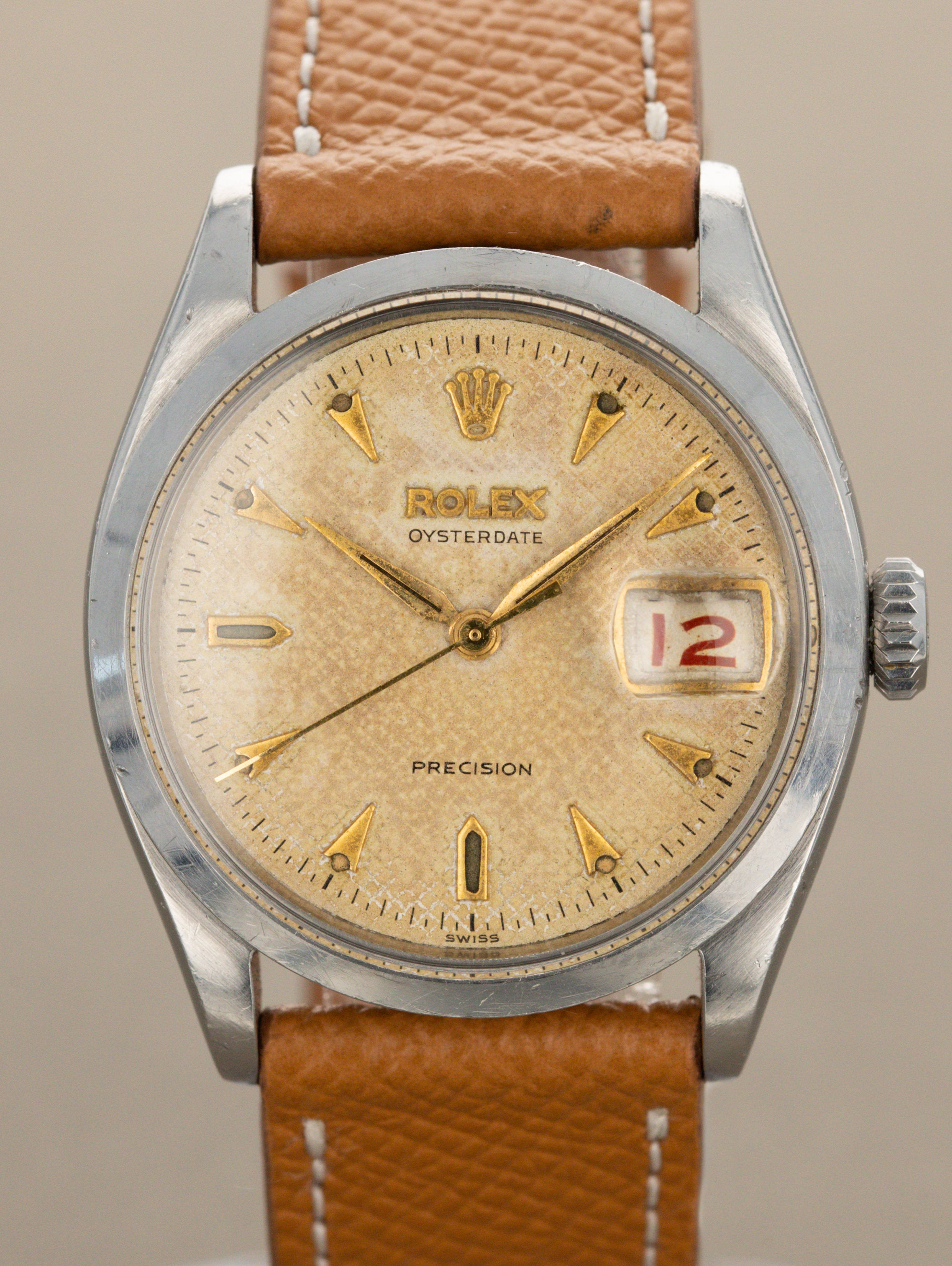 Rolex Oysterdate Precision Ref. 6294 - Patina 'Honeycomb' Dial