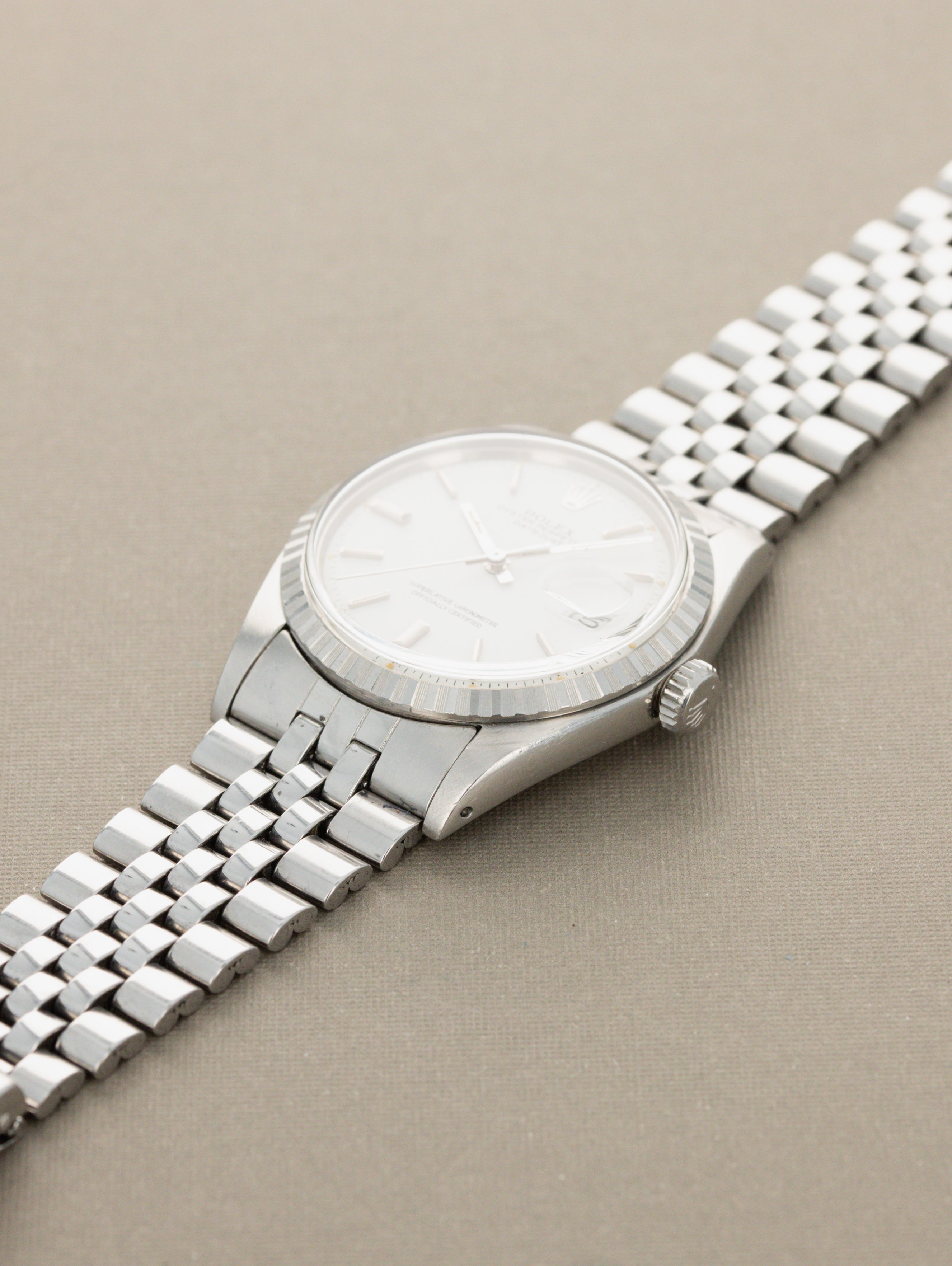 Rolex Datejust Ref. 1603 - Matte White Dial Unpolished