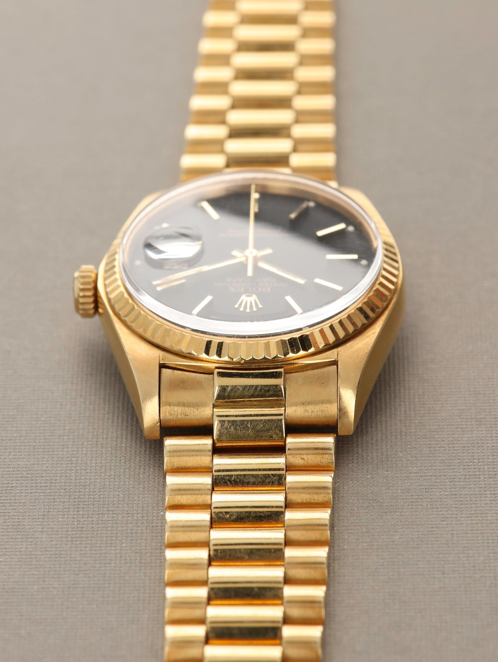 Rolex Day-Date Ref. 1803 Matte Black Double Punched Papers