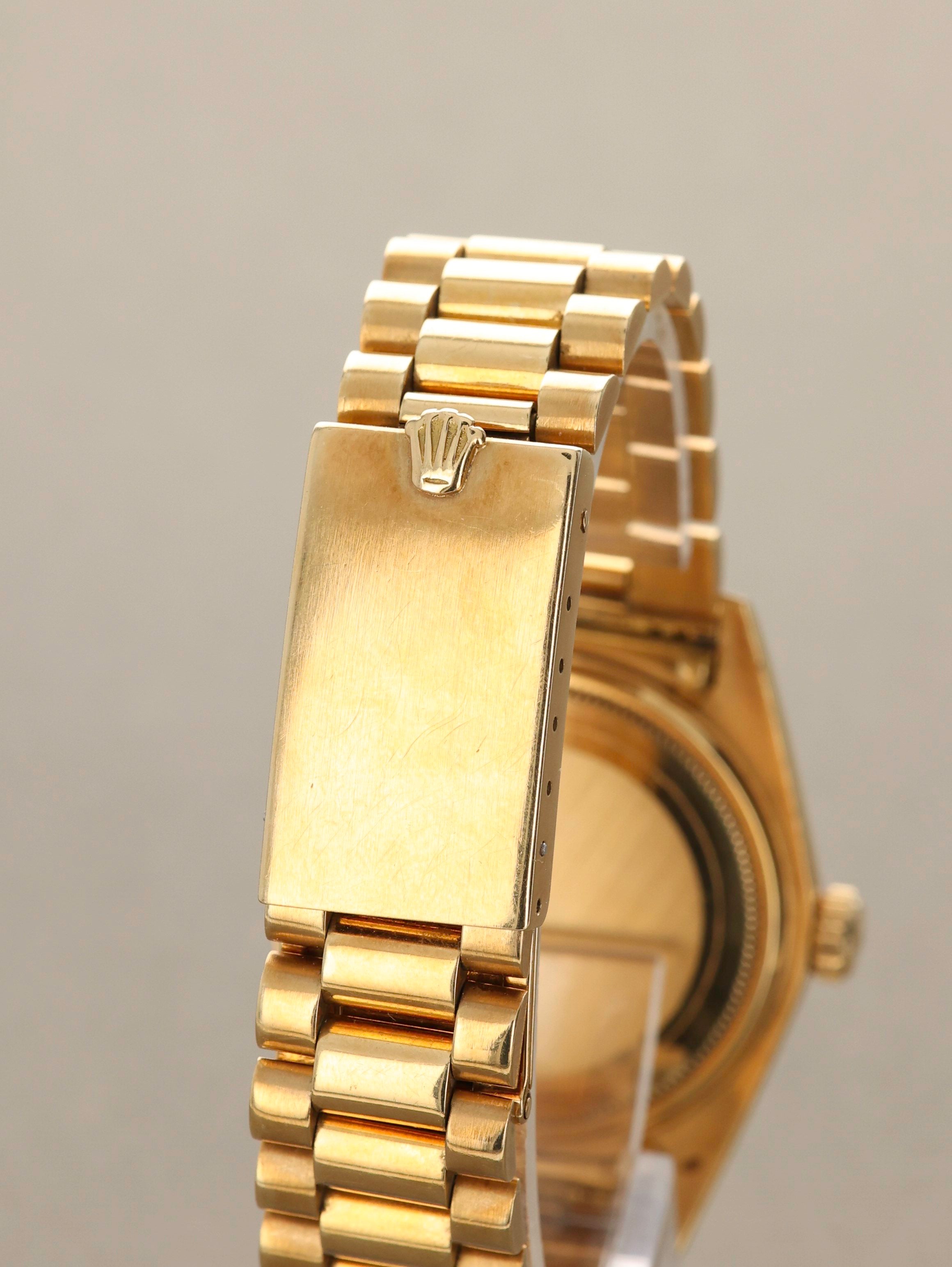 Rolex Day-Date Ref. 1803 Matte Black Double Punched Papers