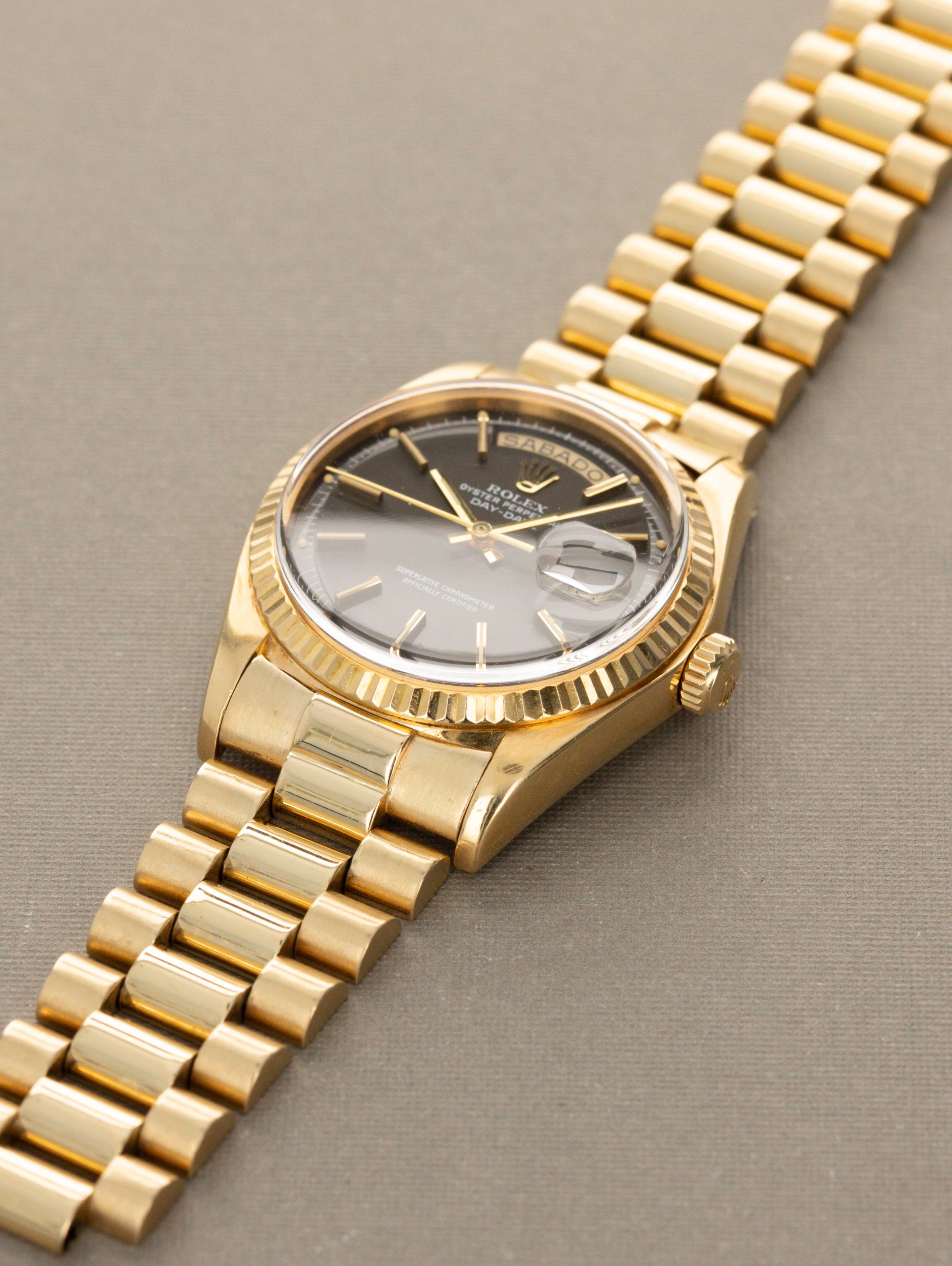 Rolex Day-Date Ref. 1803 - Anthracite Dial with Kit
