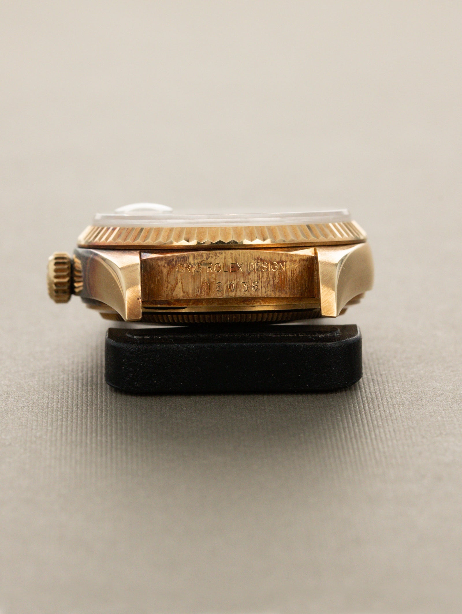 Rolex Day-Date Ref. 18038 - 'Onyx Pyramid' Dial Unpolished