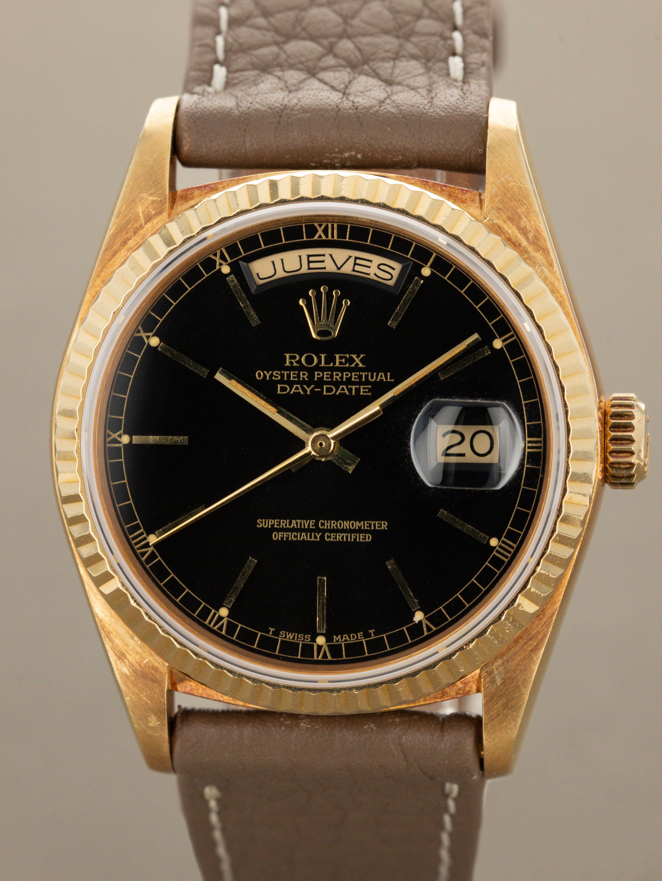 Rolex Day-Date Ref. 18038 - Black Dial