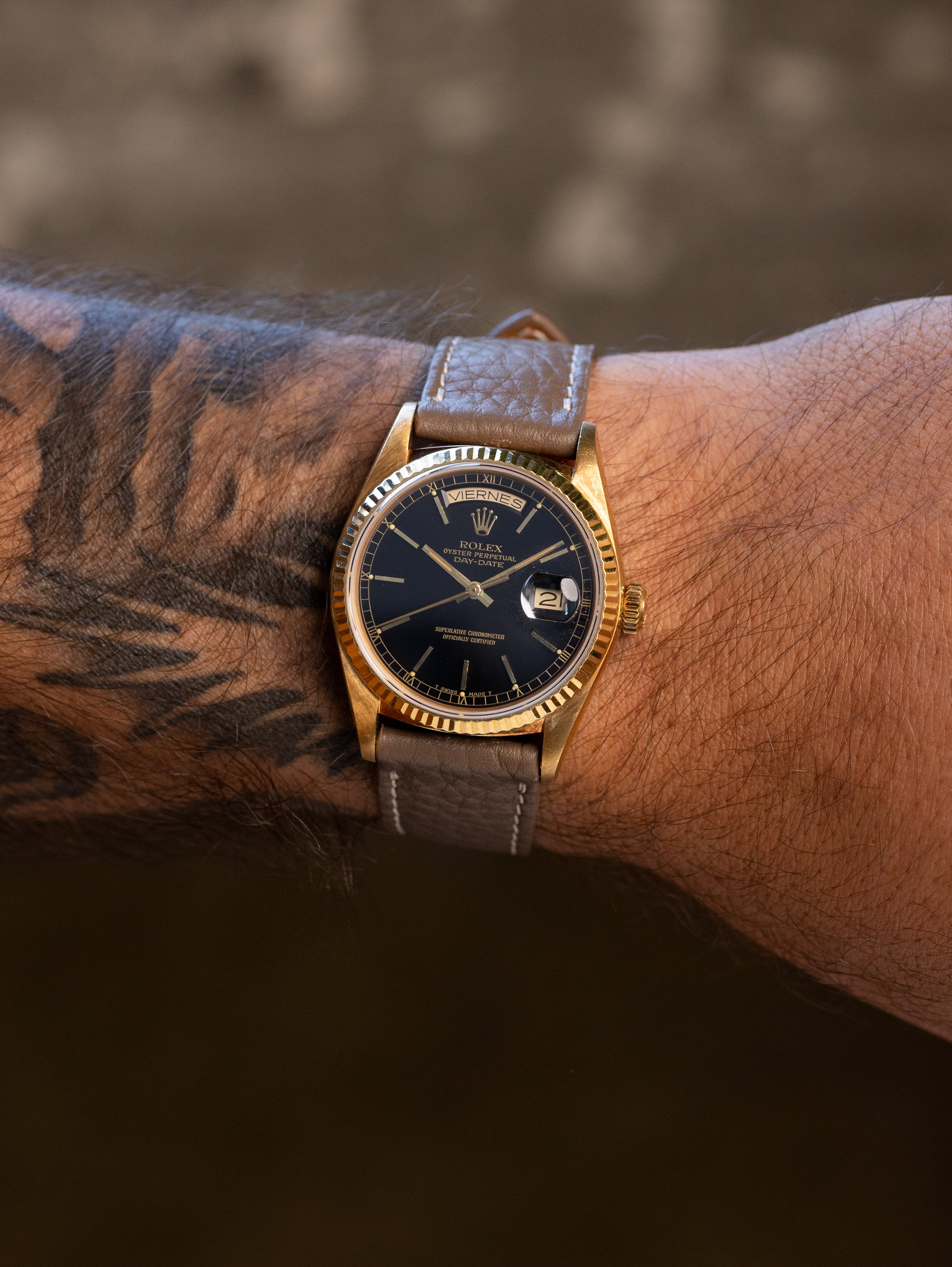 Rolex Day-Date Ref. 18038 - Black Dial