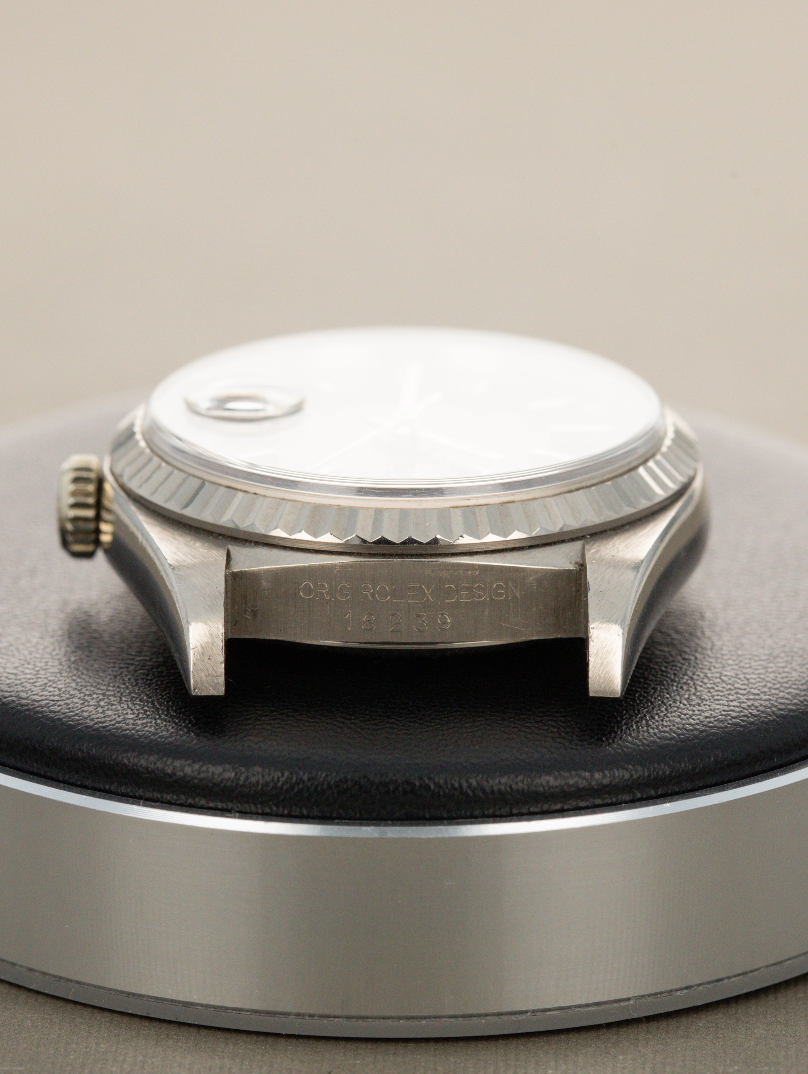 Rolex Day-Date Ref. 18239 - 'Double Quickset' Black Dial Unpolished