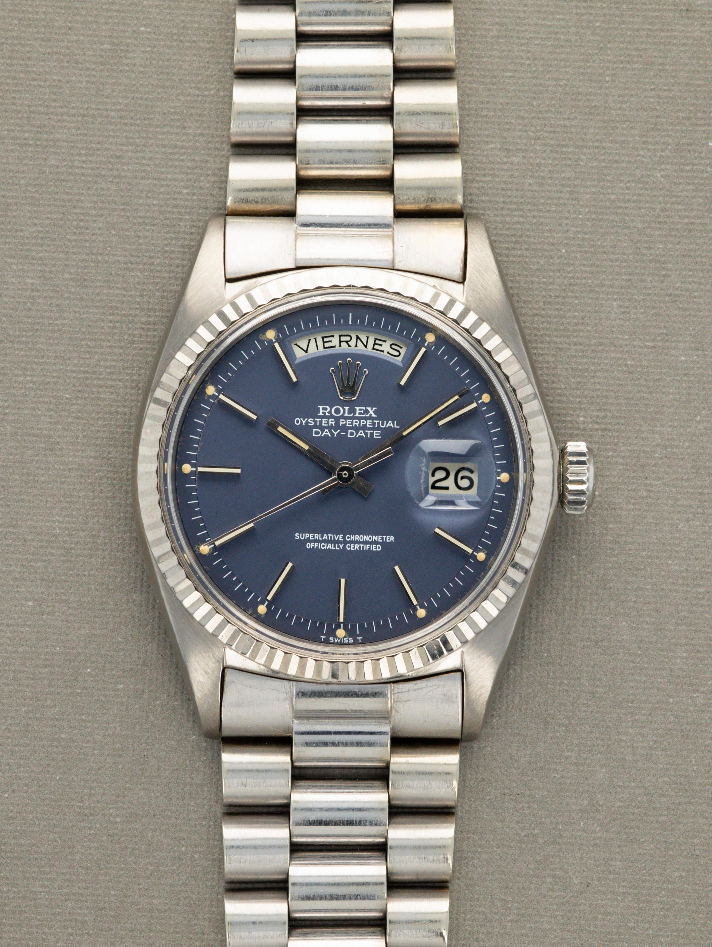 Rolex Day-Date Ref. 1803 - White Gold Blue Dial