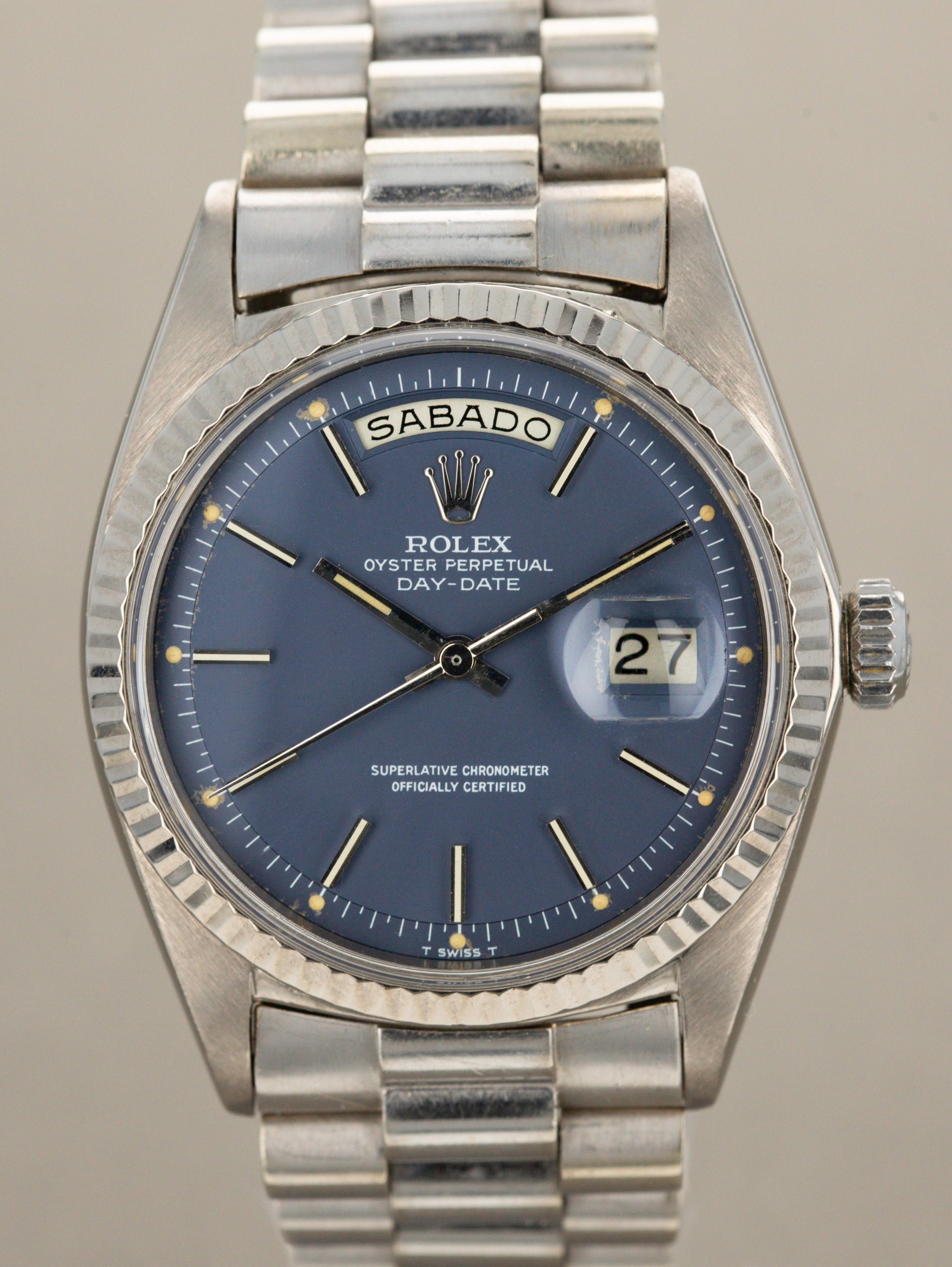 Rolex Day-Date Ref. 1803 - White Gold Blue Dial
