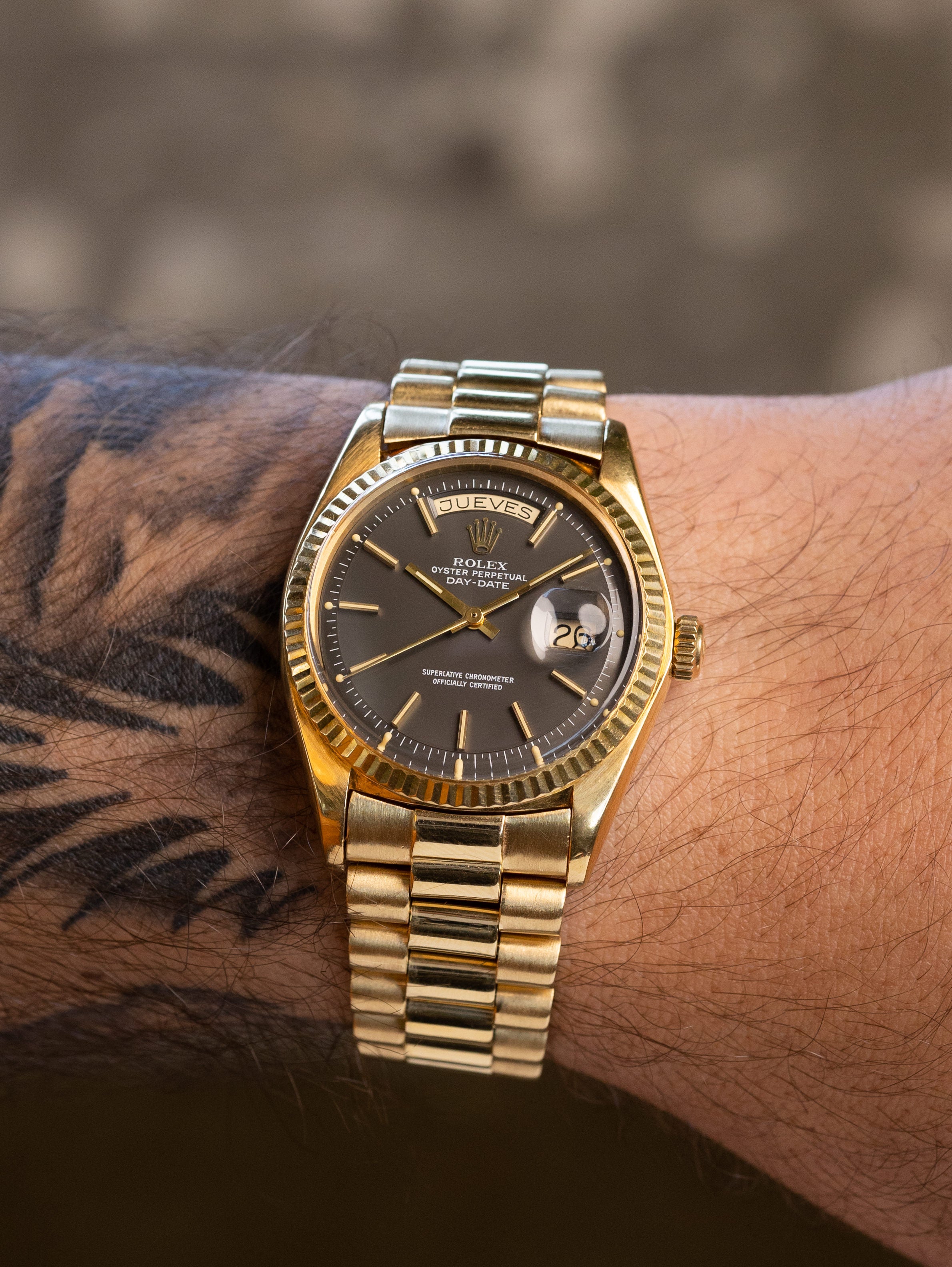 Rolex Day-Date Ref. 1803 - Anthracite Dial with Kit