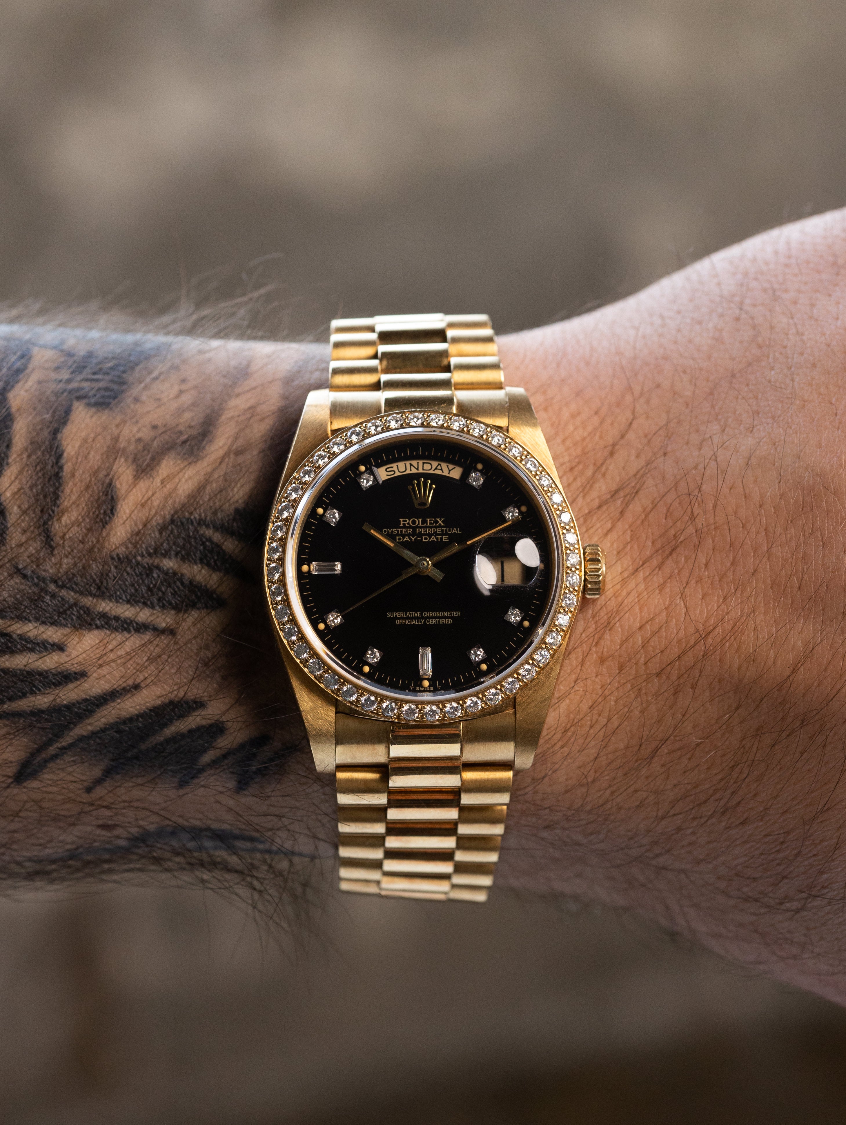 Rolex Day-Date Ref. 18048 - 'Black Diamond'
