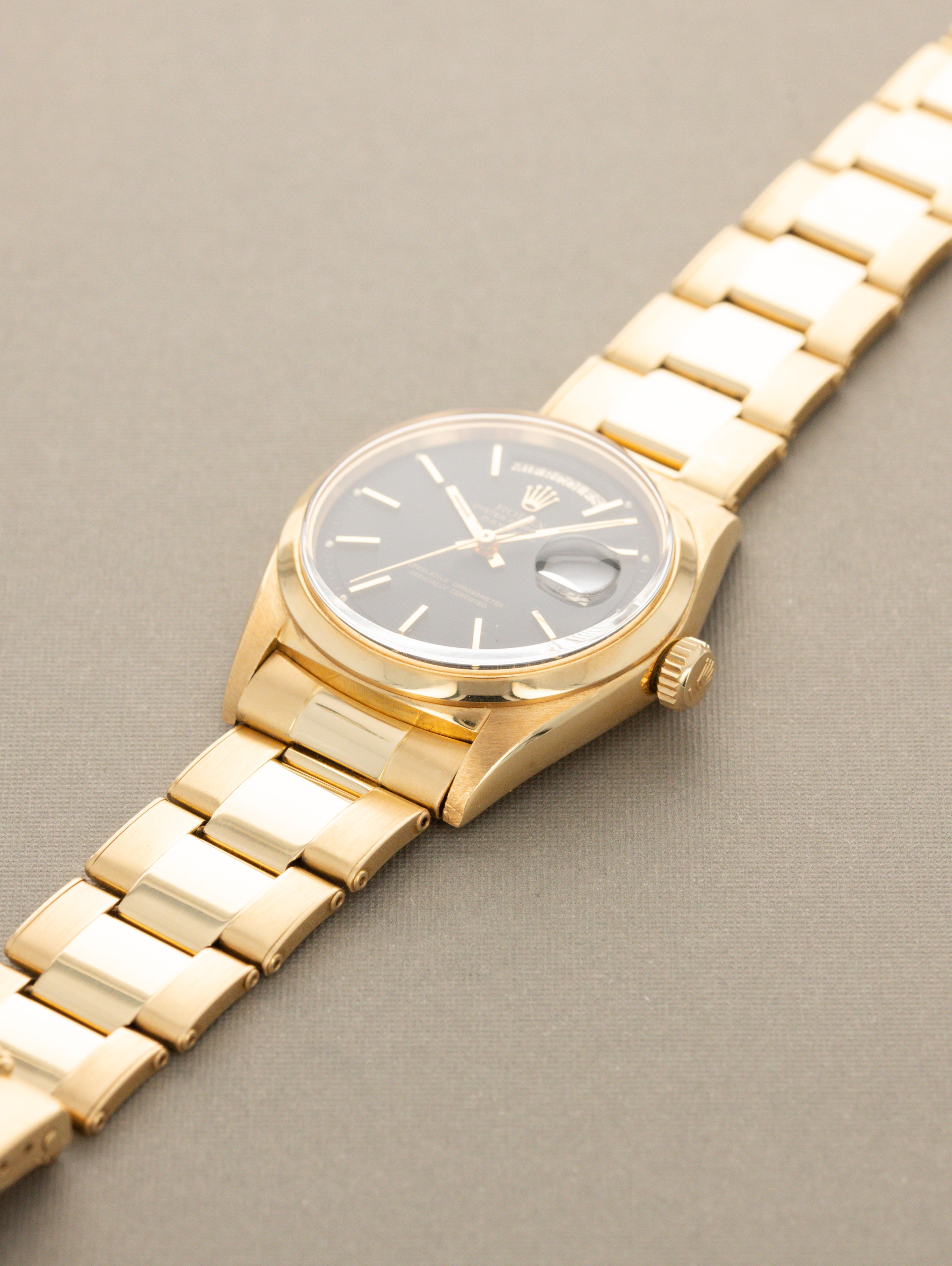 Rolex Day-Date Ref. 1802 - Matte Black Dial