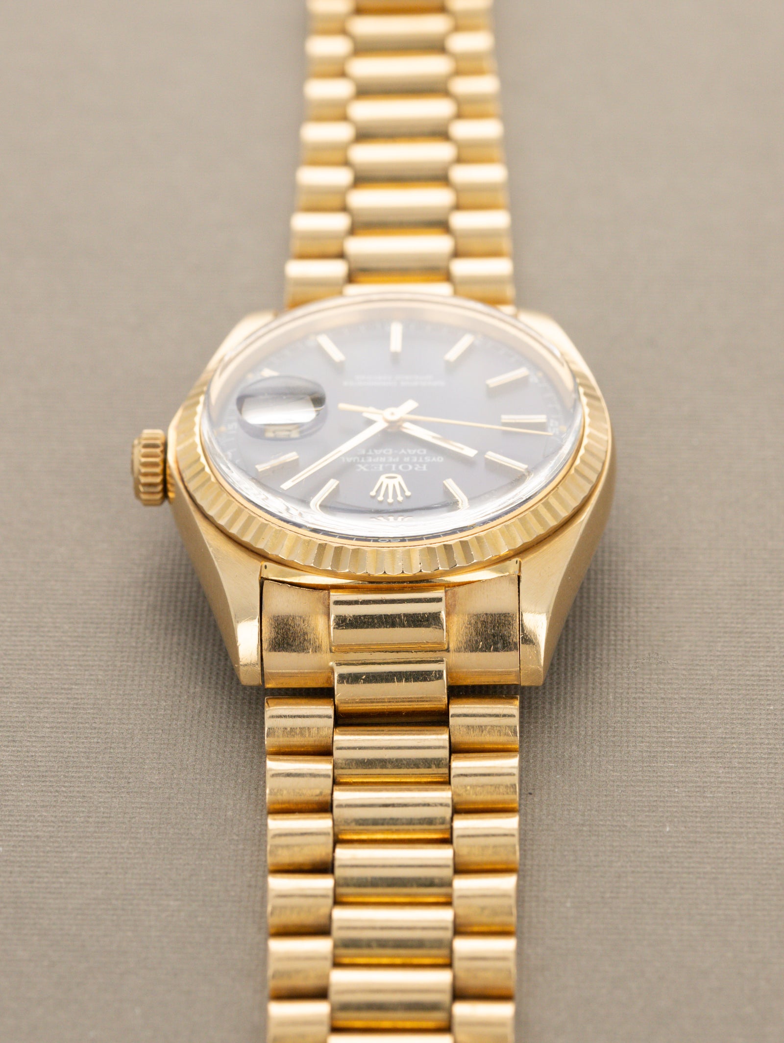 Rolex Day-Date Ref. 1803 - Satin Blue Dial Unpolished