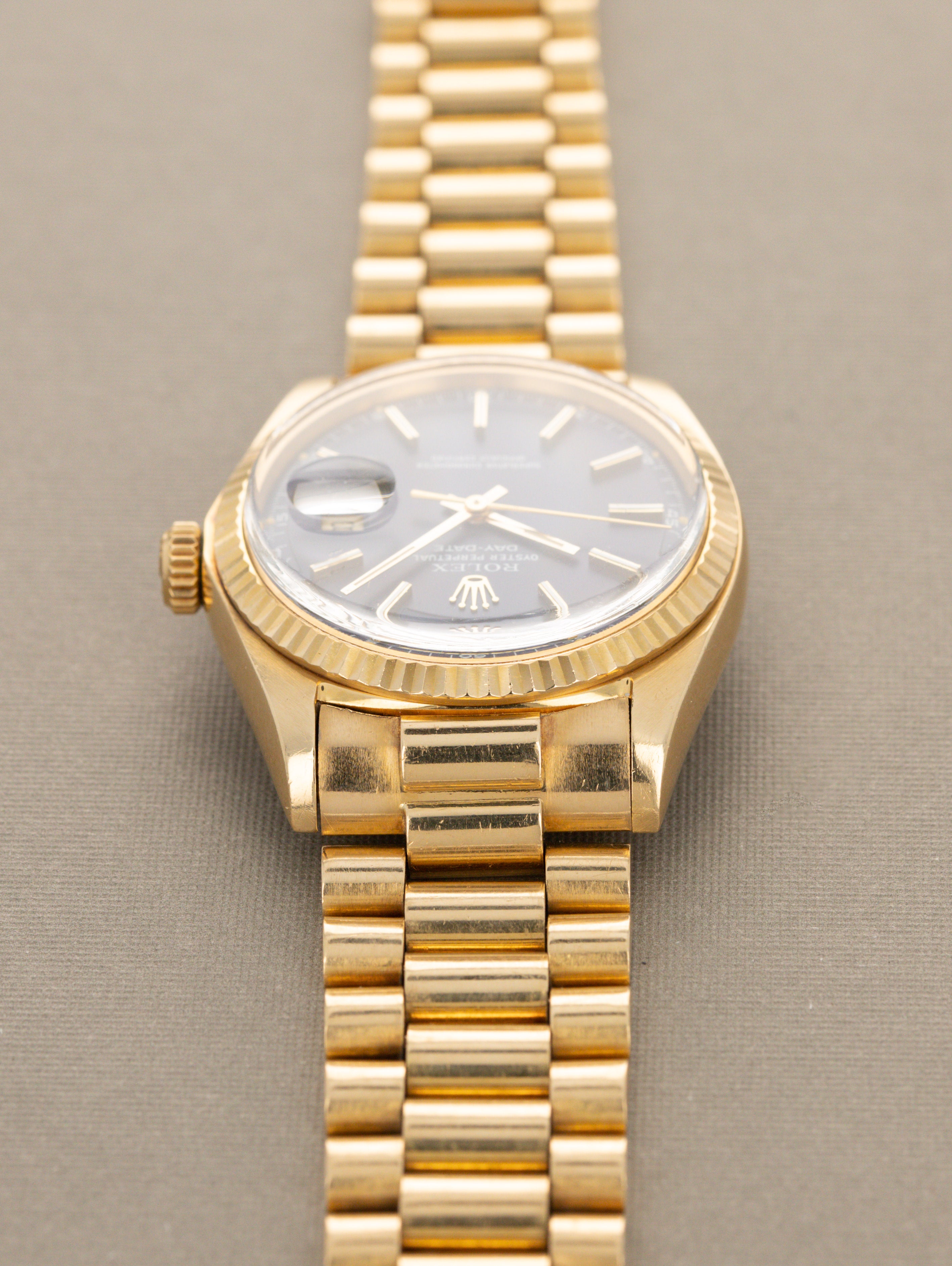 Rolex Day-Date Ref. 1803 - Satin Blue Dial Unpolished