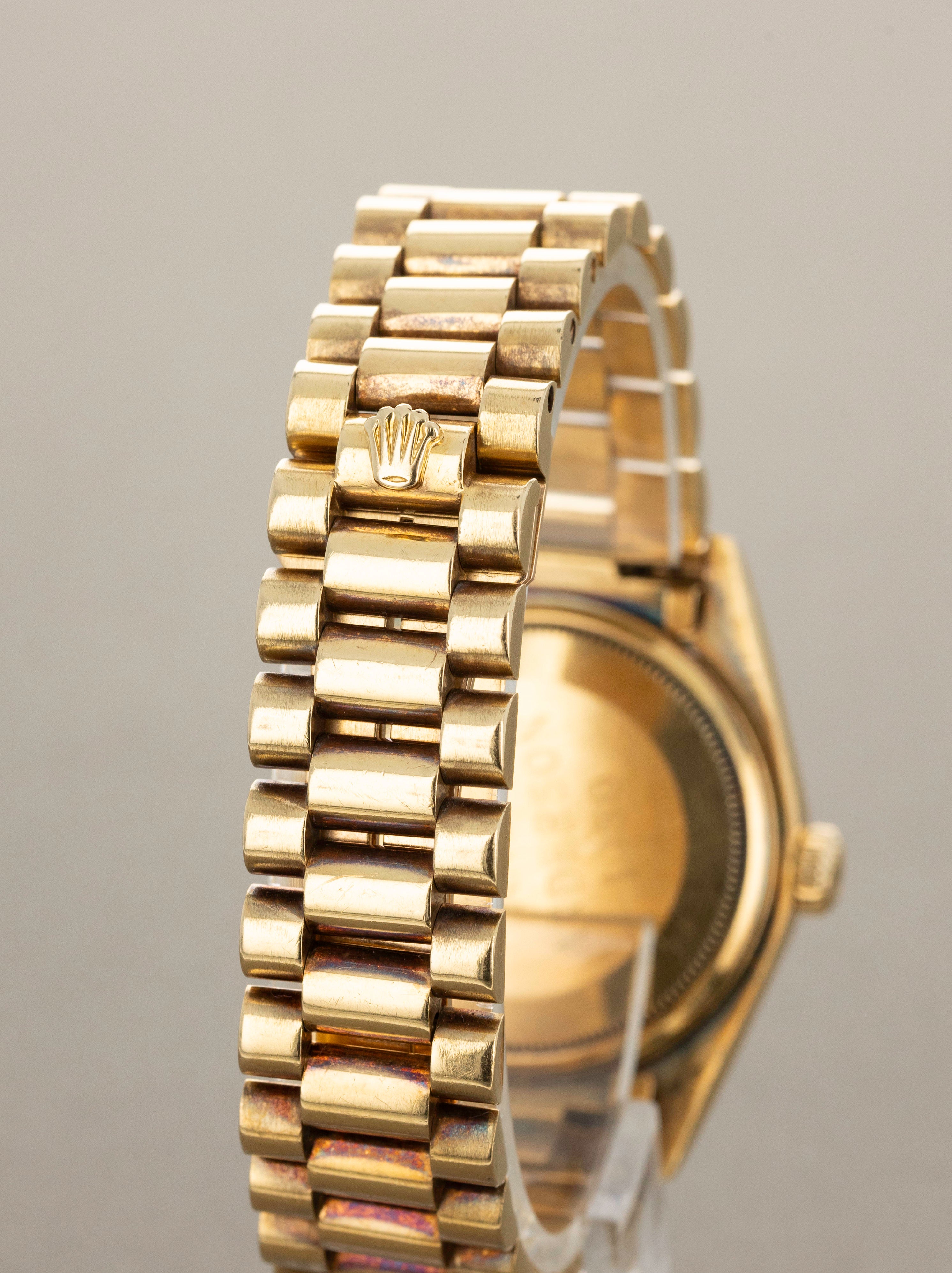 Rolex Day-Date Ref. 18038 - Navy Blue Sunburst Dial Unpolished