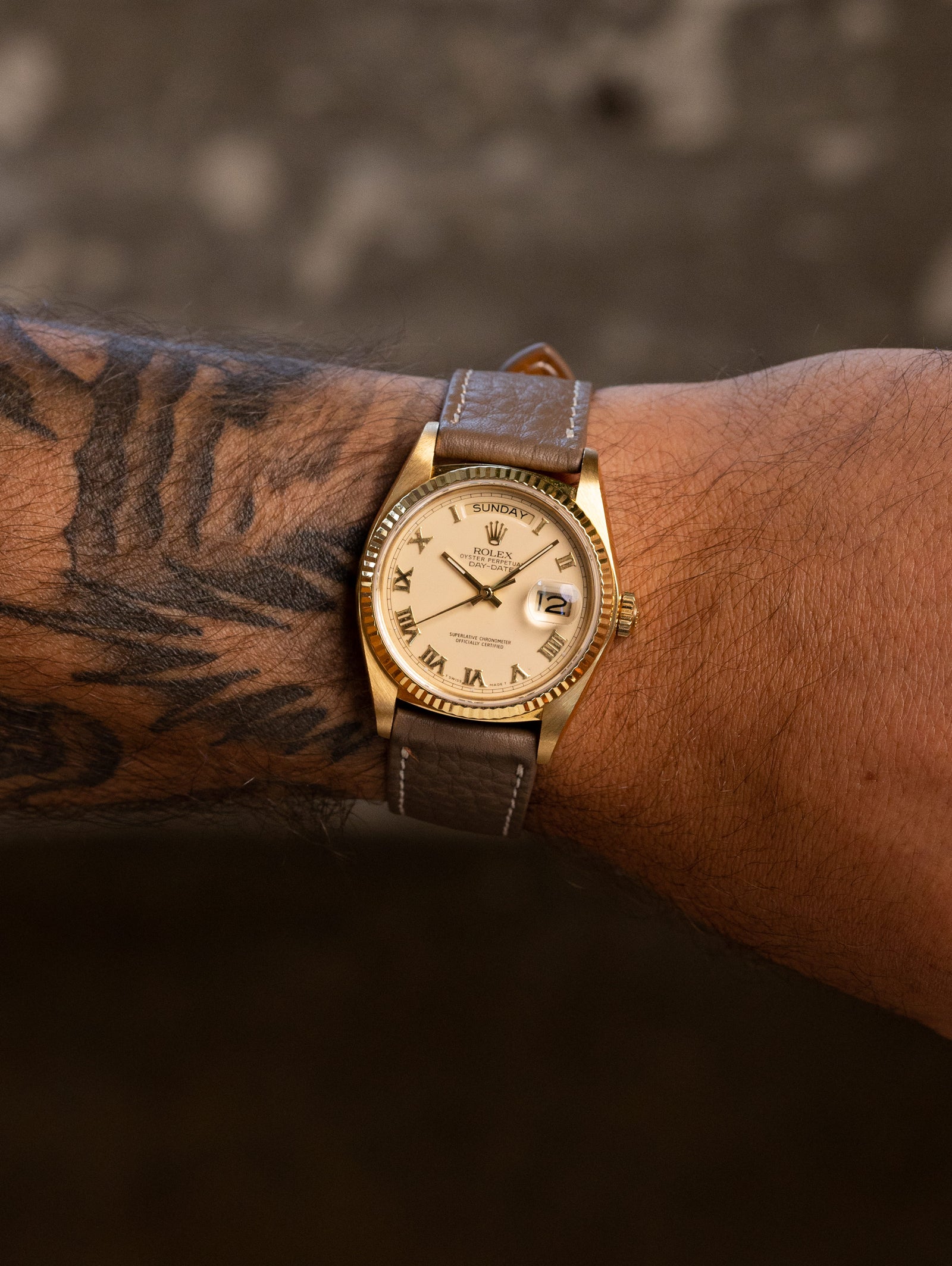 Rolex Day-Date Ref. 18038 'Quickset' - Cream 'Roman' Dial