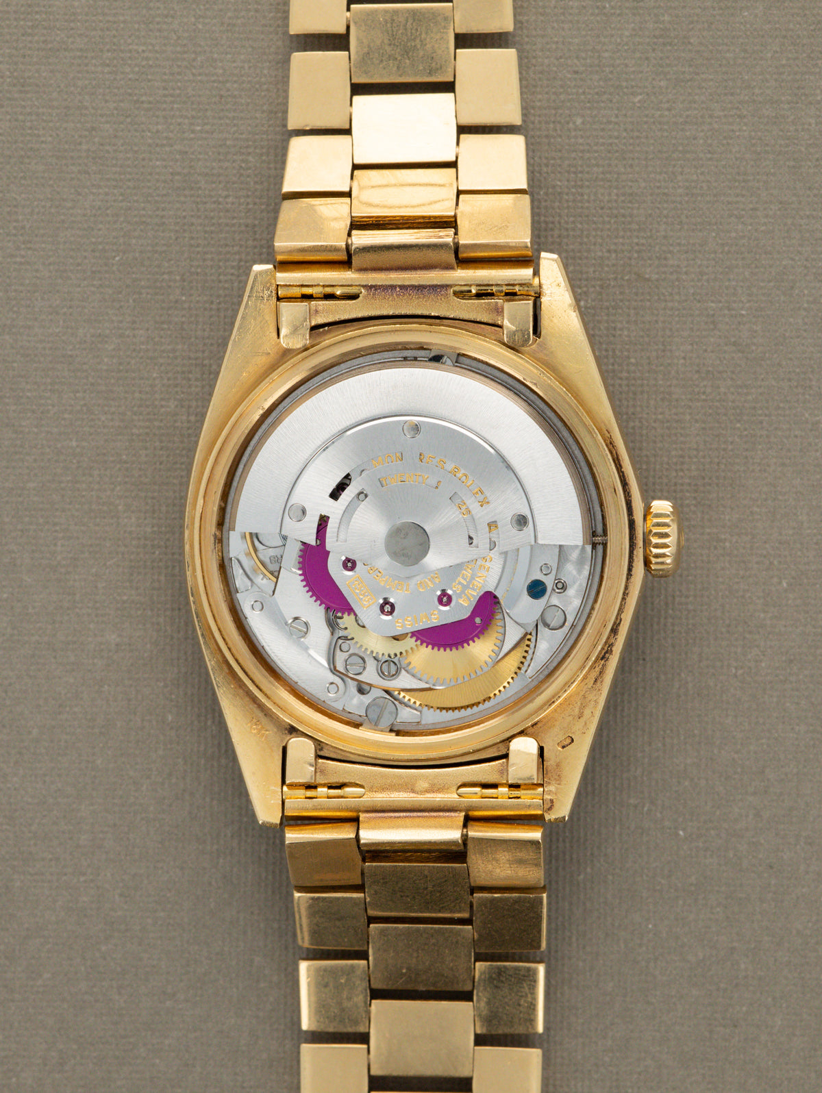 Rolex Day-Date Ref. 1807 'Bark' - Satin Champagne 'Buckley' Dial Unpolished