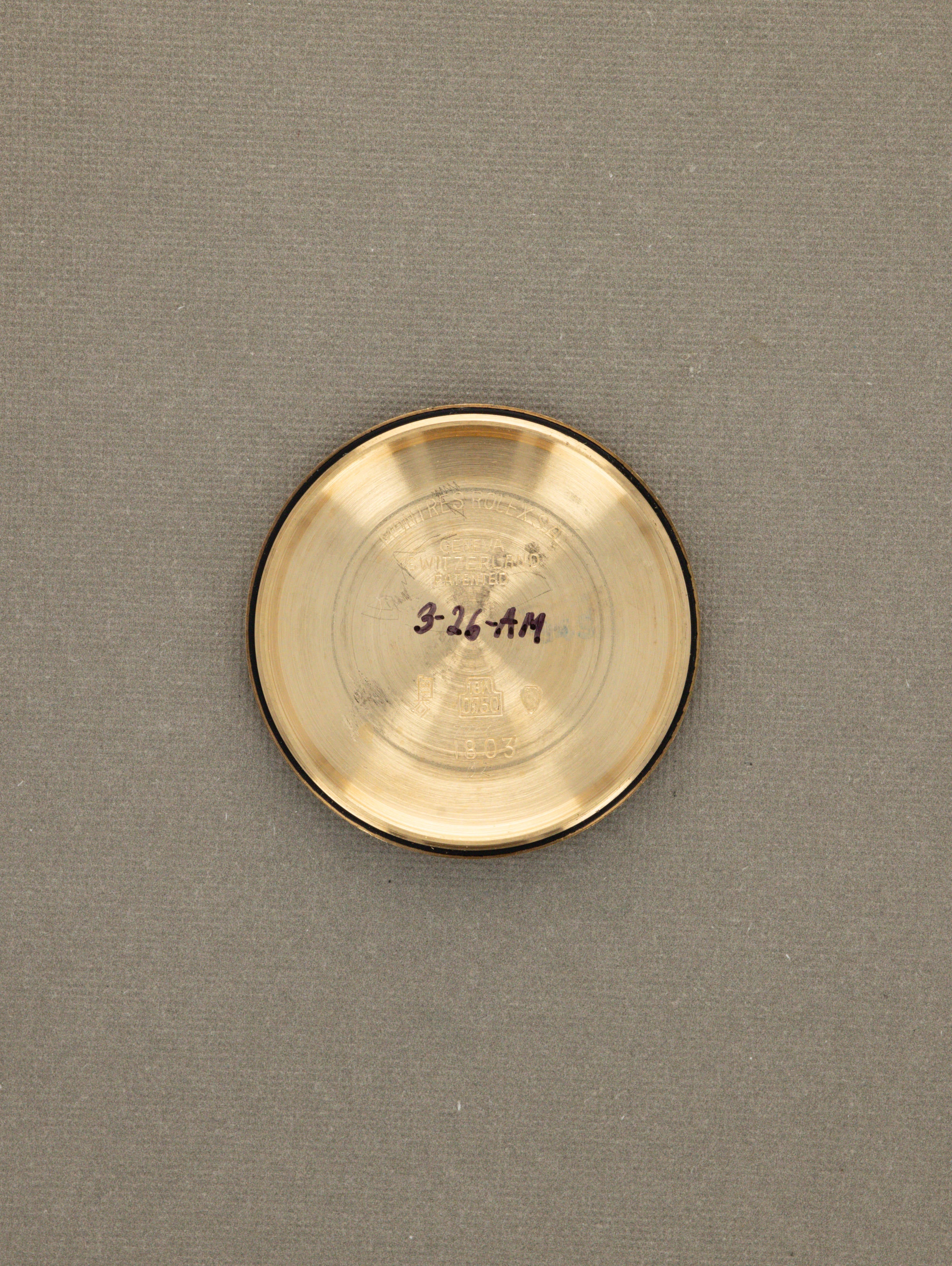 Rolex Day-Date Ref. 1807 'Bark' - Satin Champagne 'Buckley' Dial Unpolished