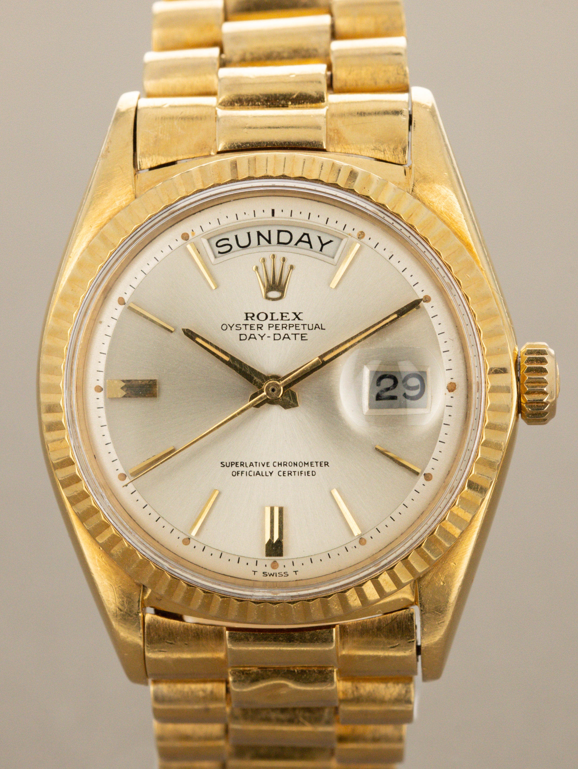 Rolex Day-Date Ref. 1803 - Sunburst Silver Dial
