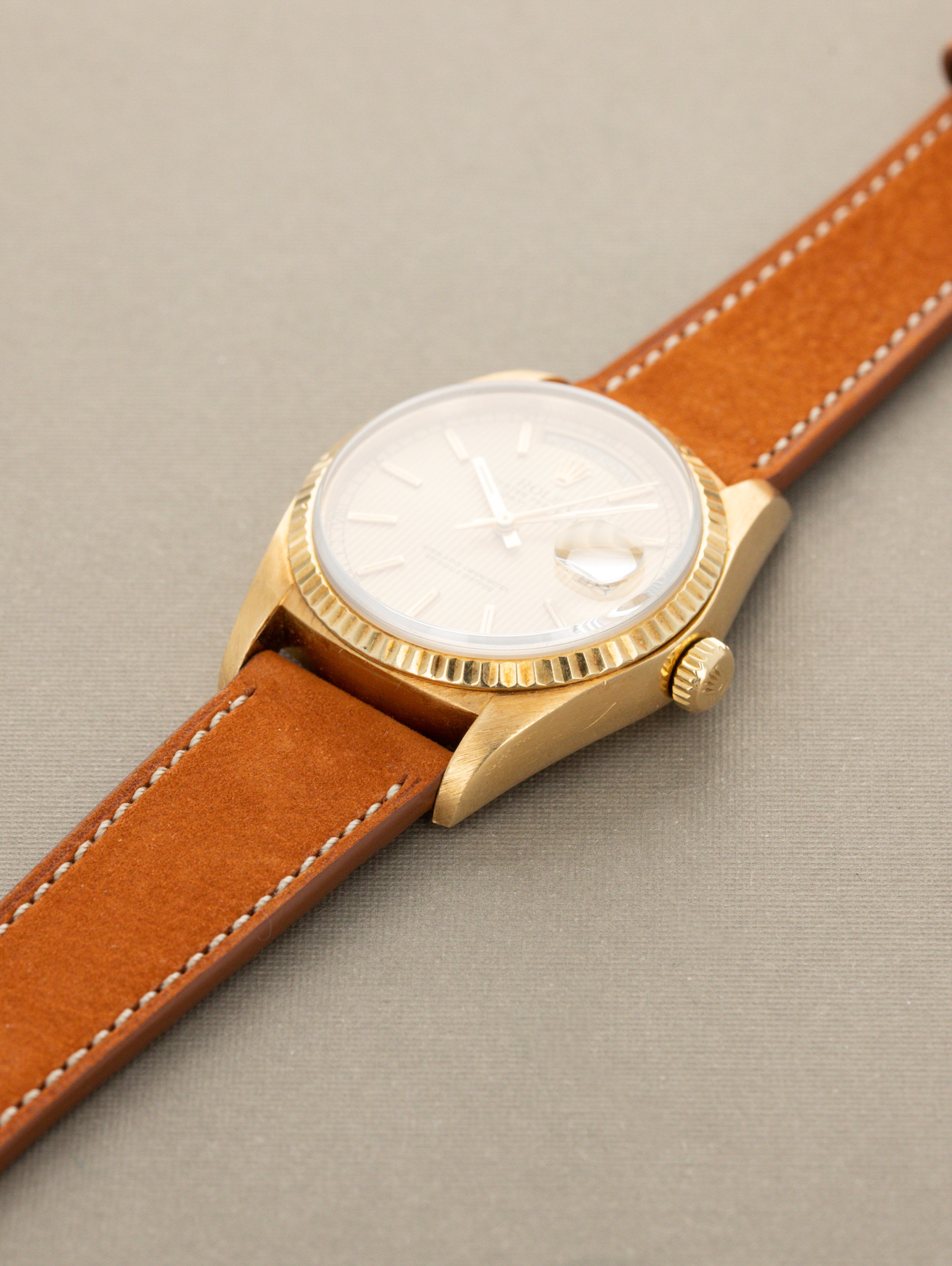 Rolex Day-Date Ref. 18038 - Champagne 'Tapestry' Dial