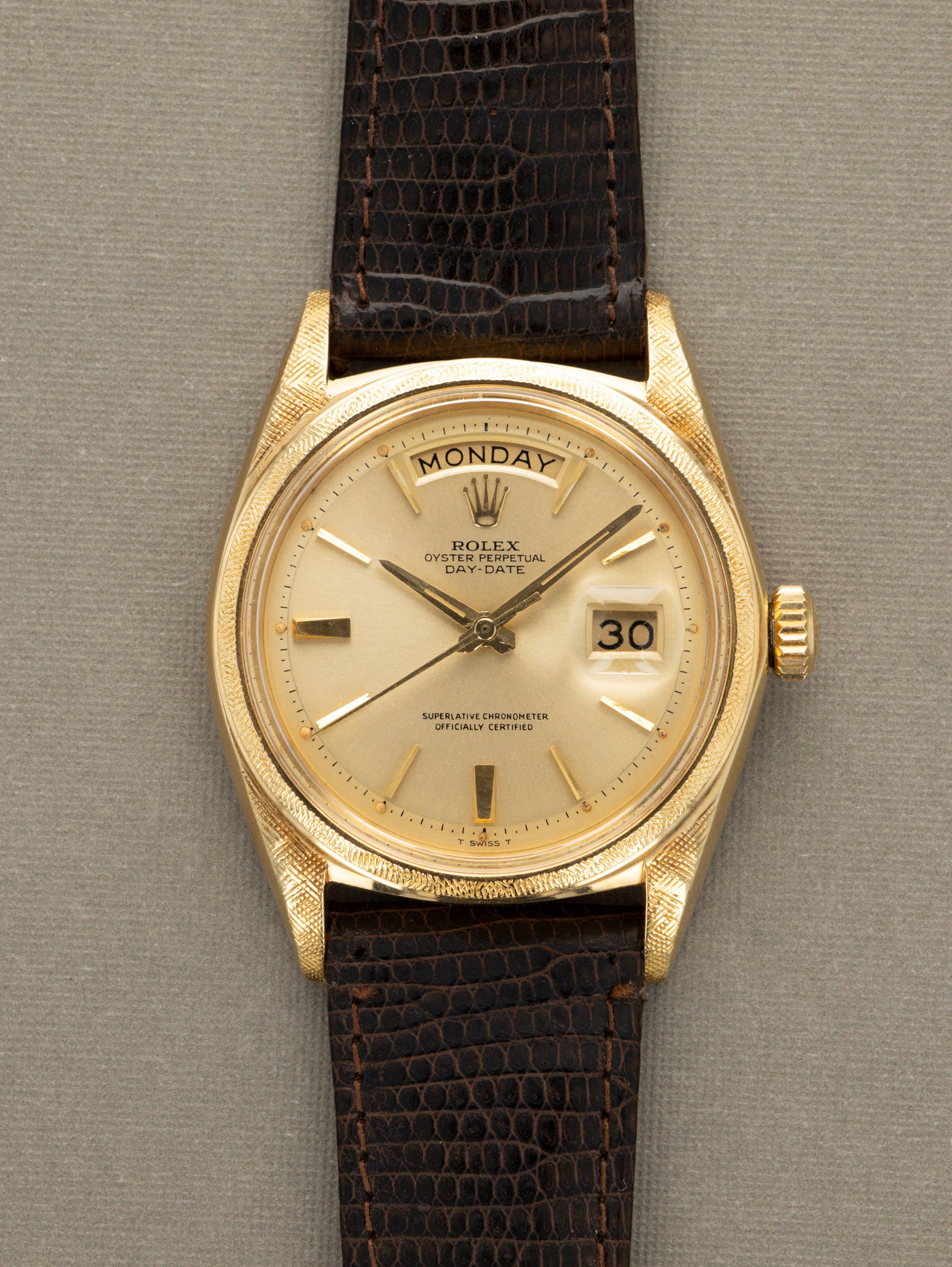 Rolex Day-Date Ref. 1806 'Florentine' - Champagne 'Doorstop' Dial