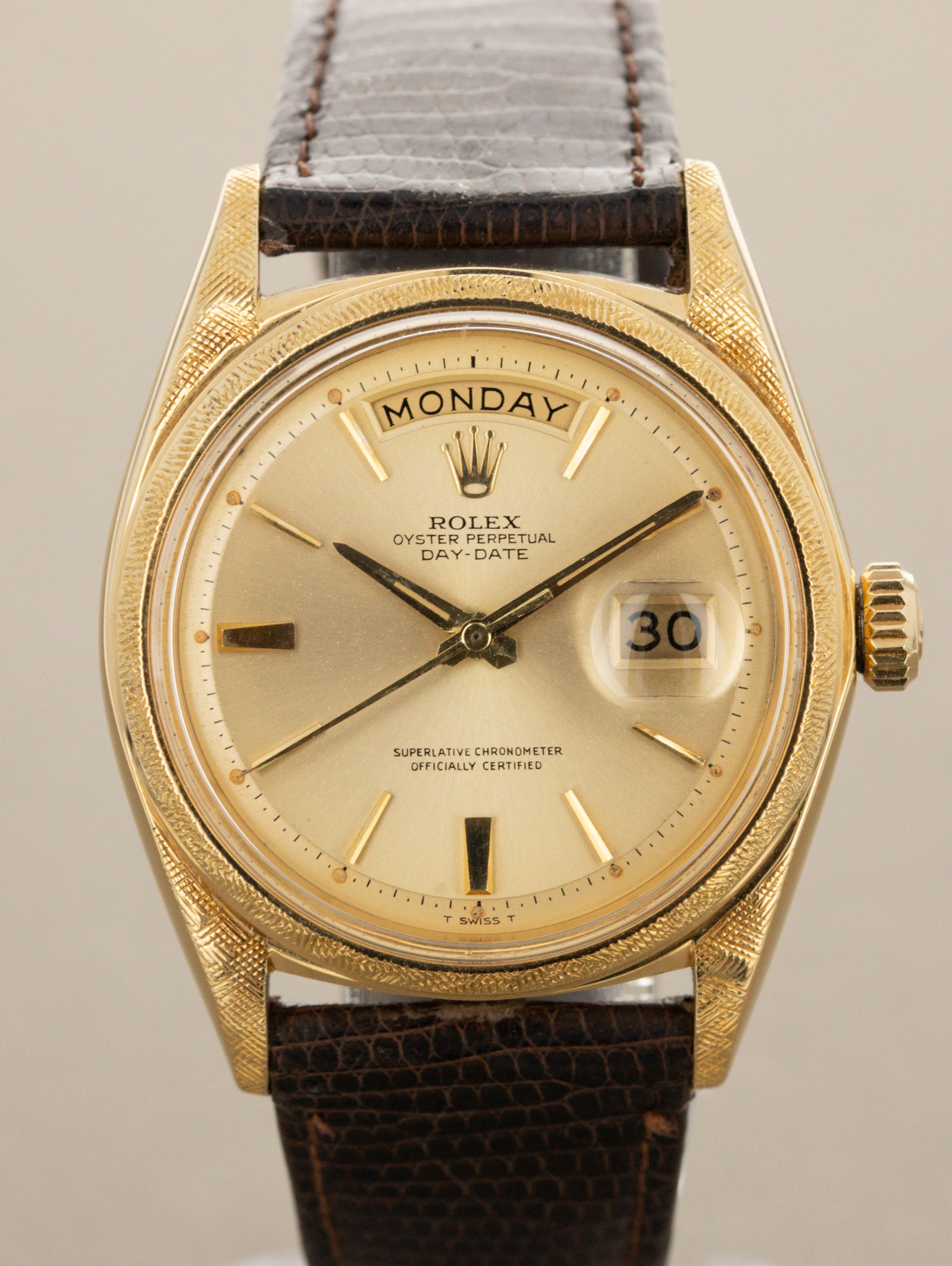 Rolex Day-Date Ref. 1806 'Florentine' - Champagne 'Doorstop' Dial
