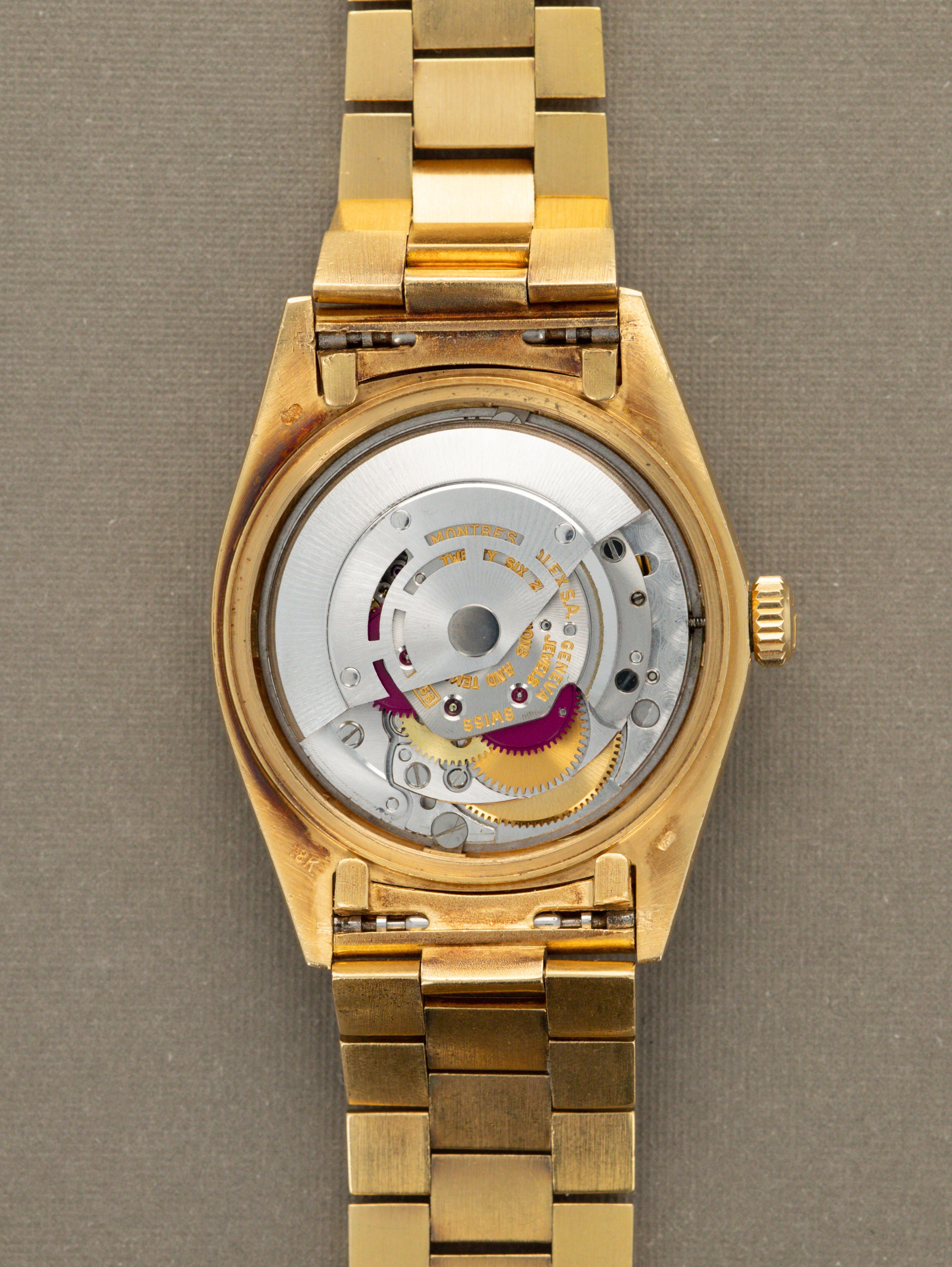 Rolex Day-Date Ref. 1803 - Sunburst Grey 'Sigma' Dial W/ Diamond Indices Unpolished