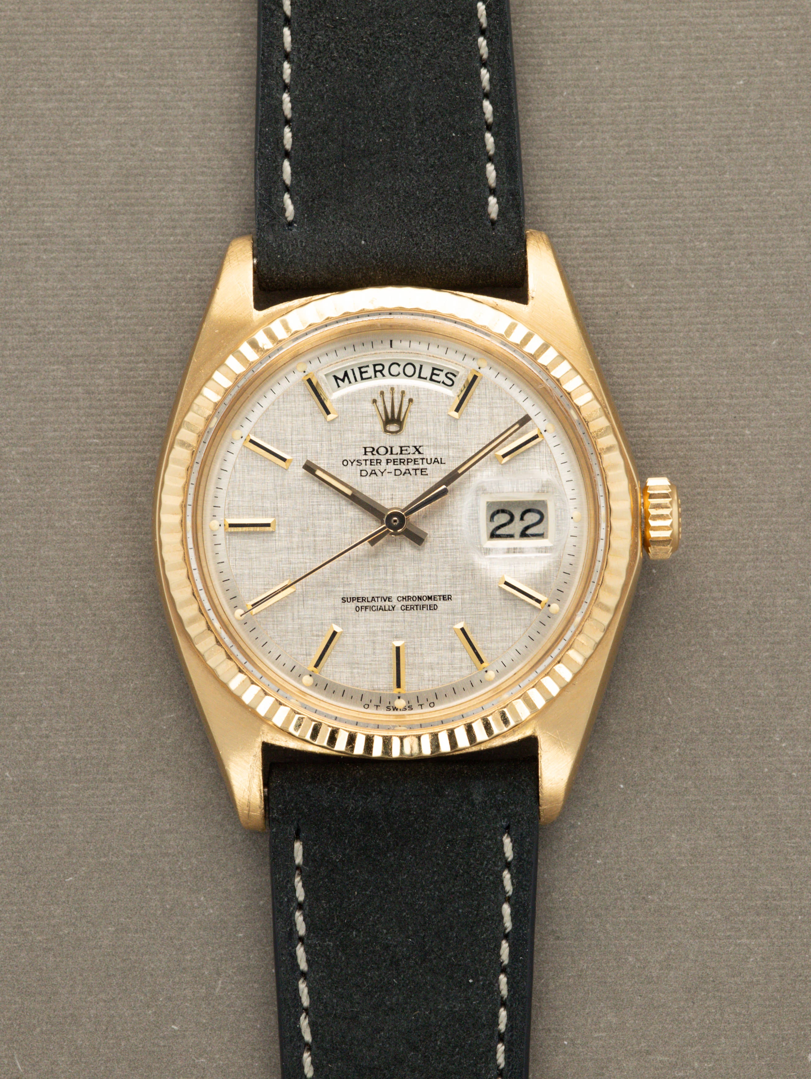 Rolex Day-Date Ref. 1803 - Silver 'Linen' Dial