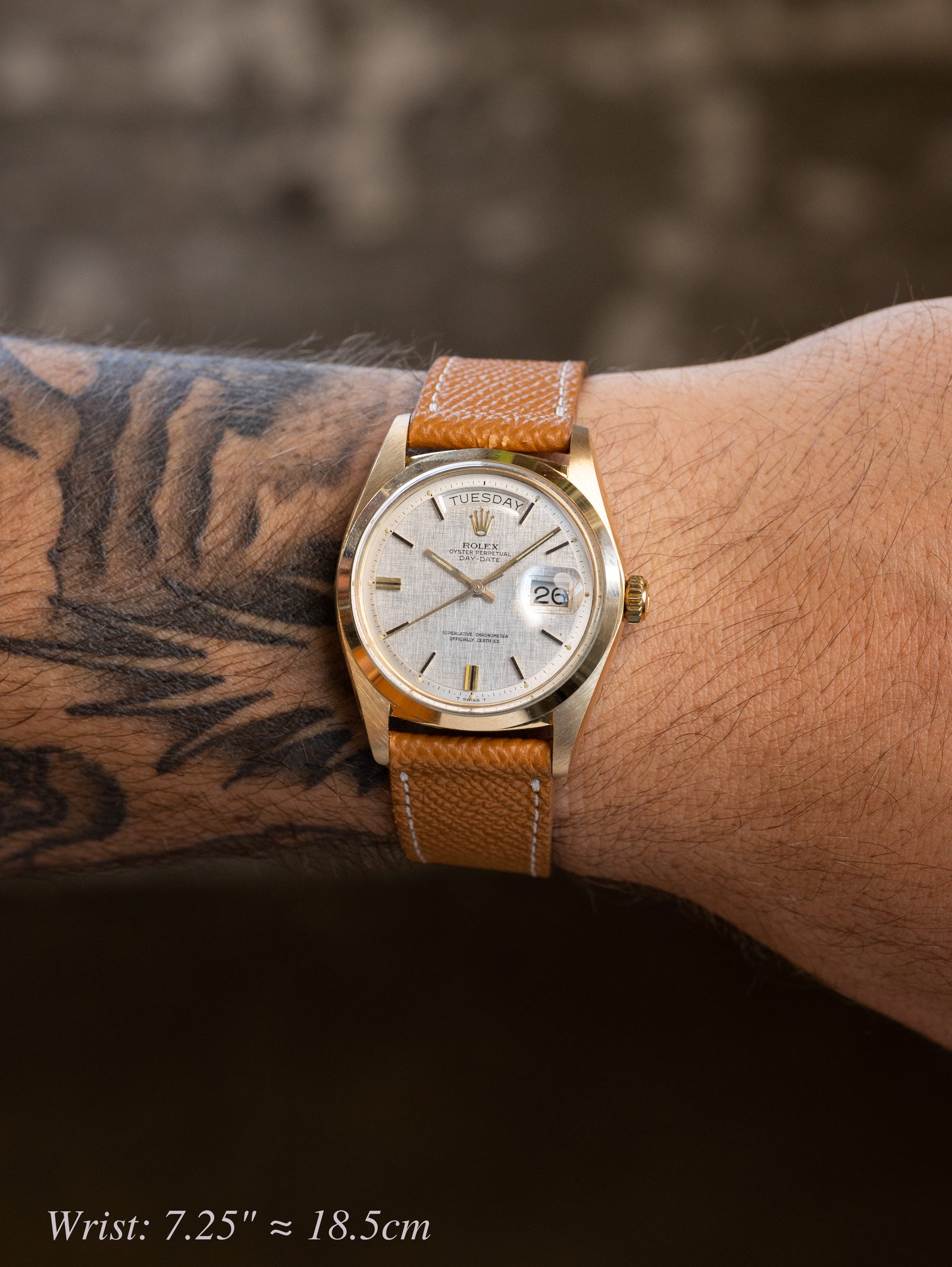 Rolex Day-Date Ref. 1802 - Silver 'Linen' Dial