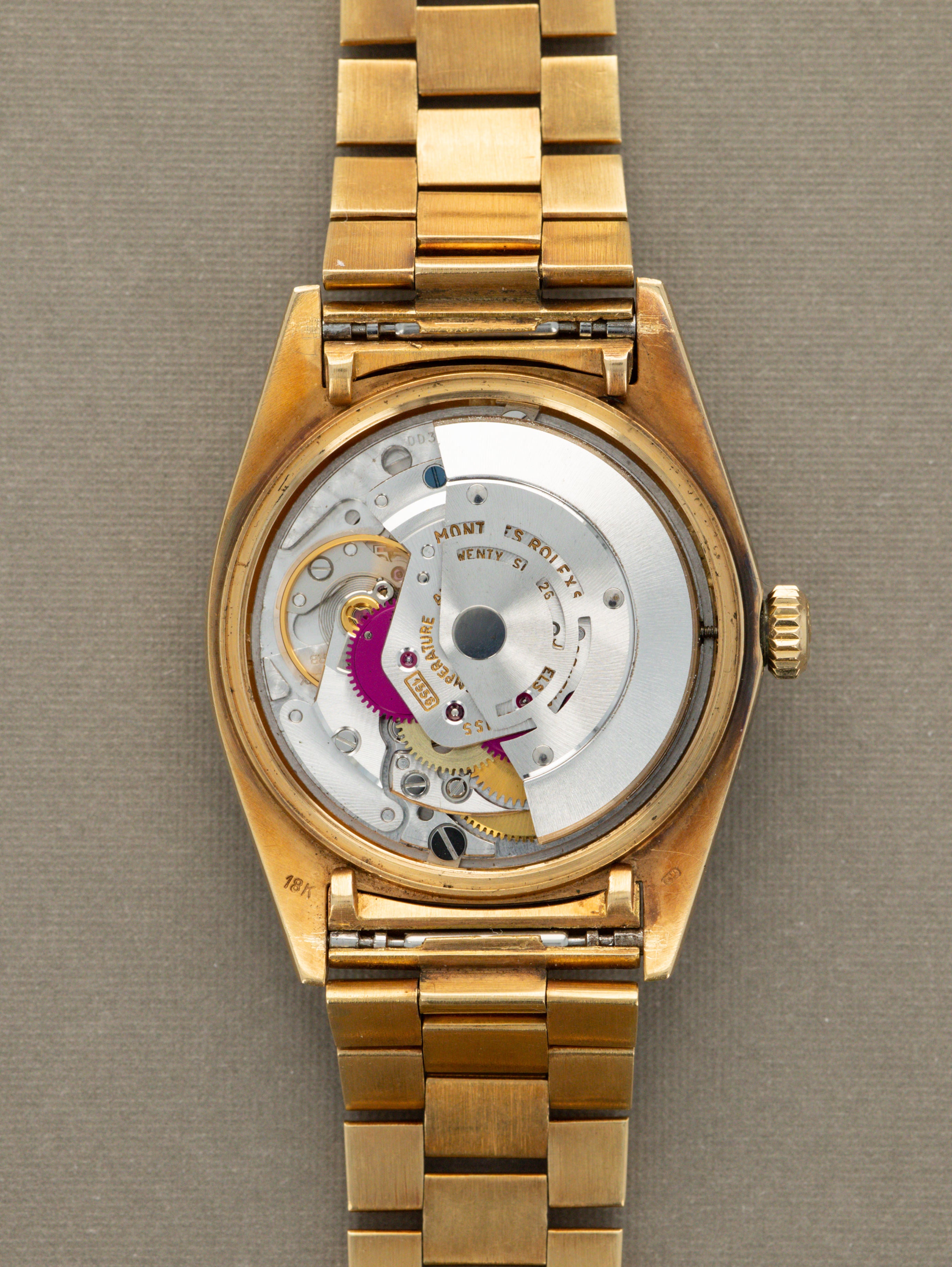 Rolex Day-Date Ref. 1803 - Champagne 'Linen Sigma' Dial Unpolished