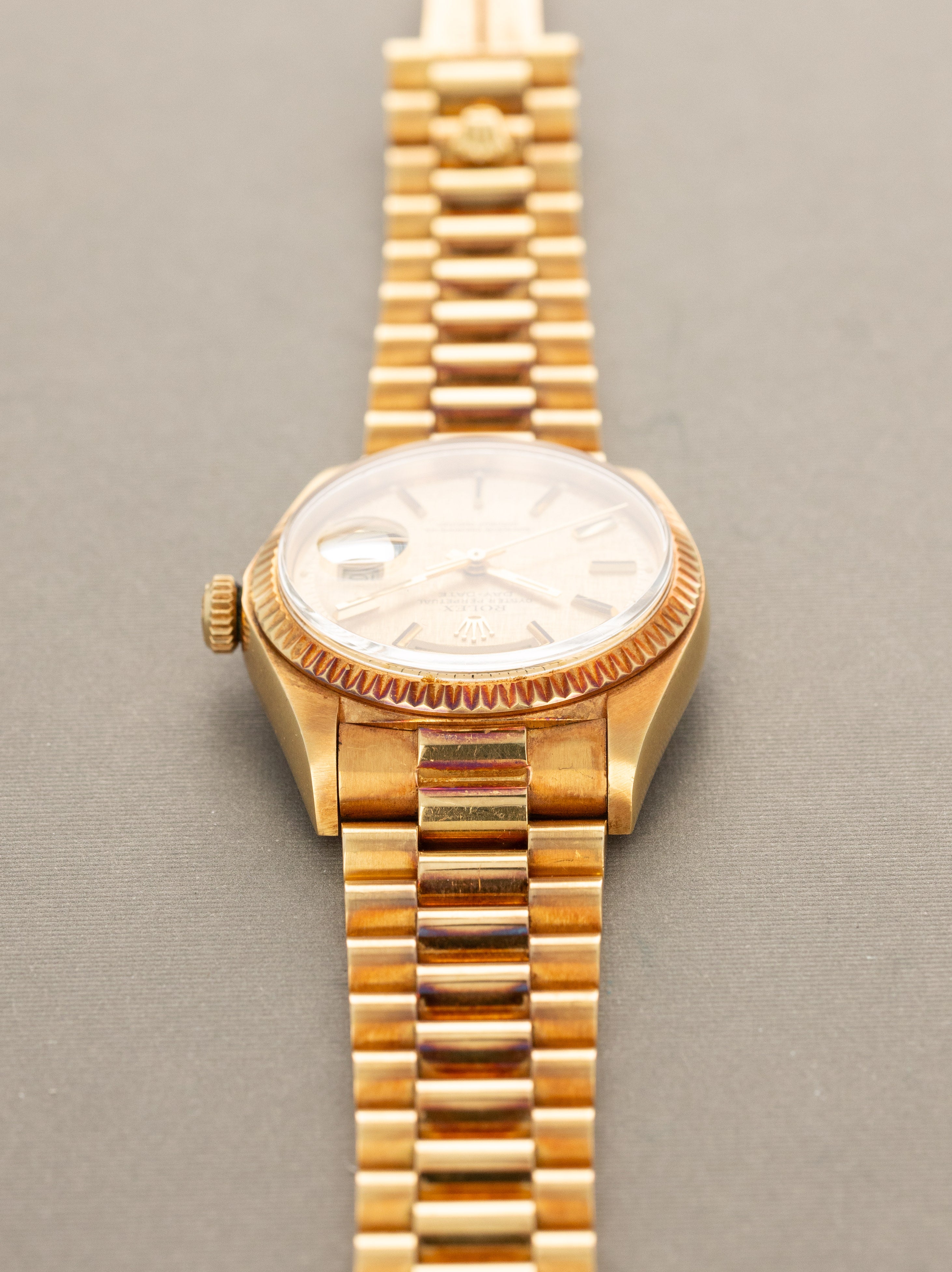 Rolex Day-Date Ref. 1803 - Champagne 'Linen' Dial Unpolished