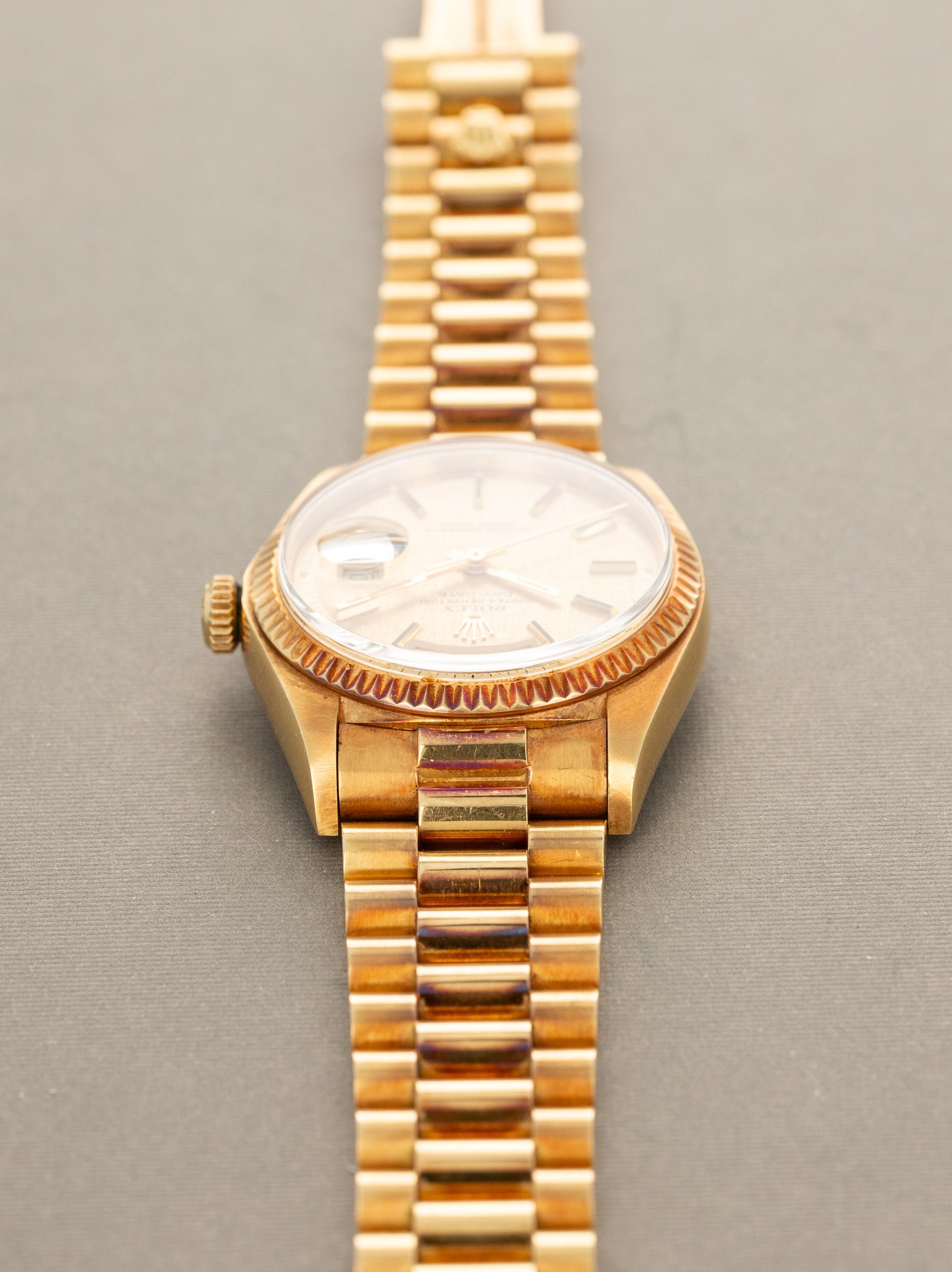 Rolex Day-Date Ref. 1803 - Champagne 'Linen' Dial Unpolished
