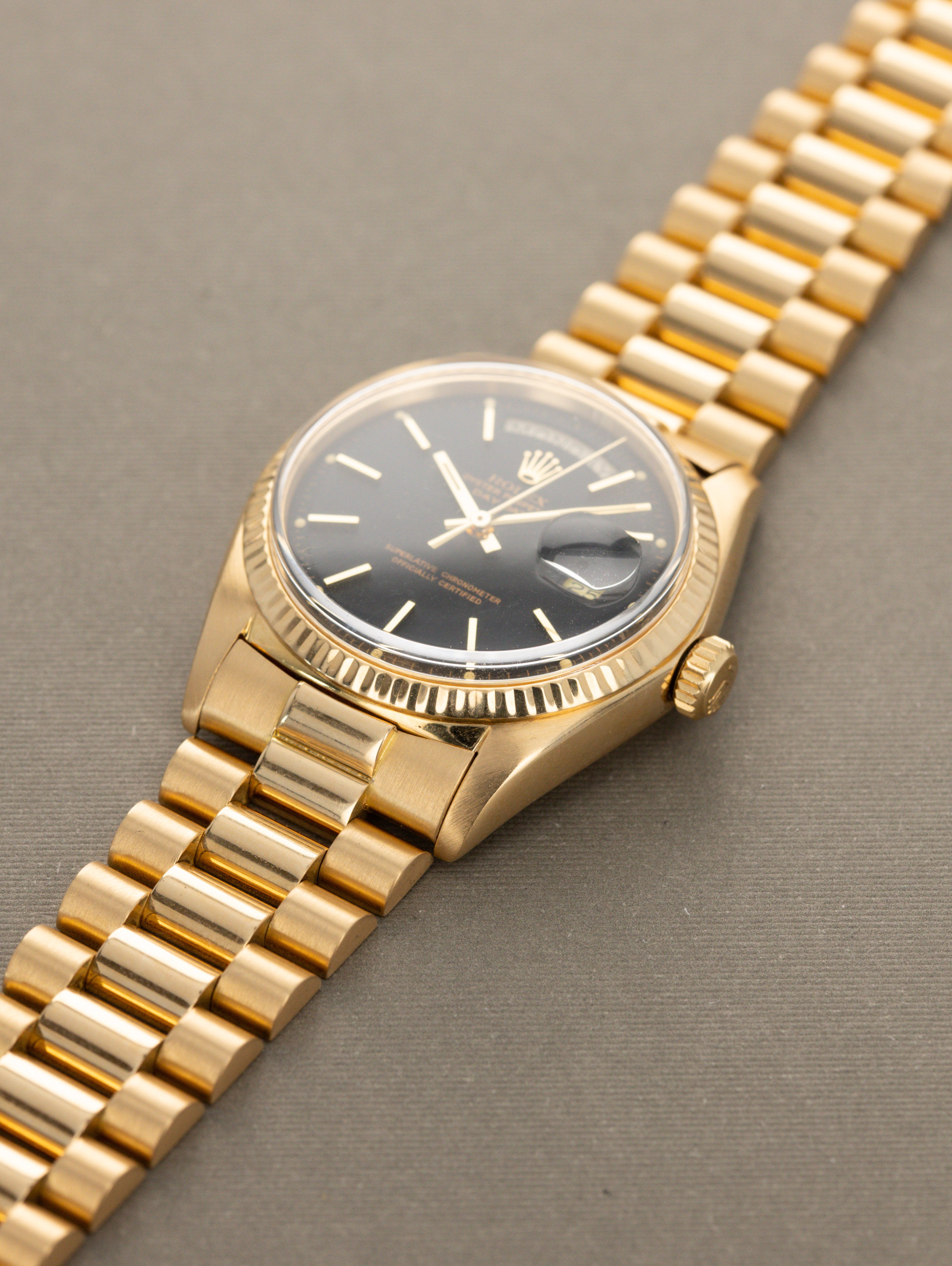 Rolex Day-Date Ref. 1803 - Matte Black Dial