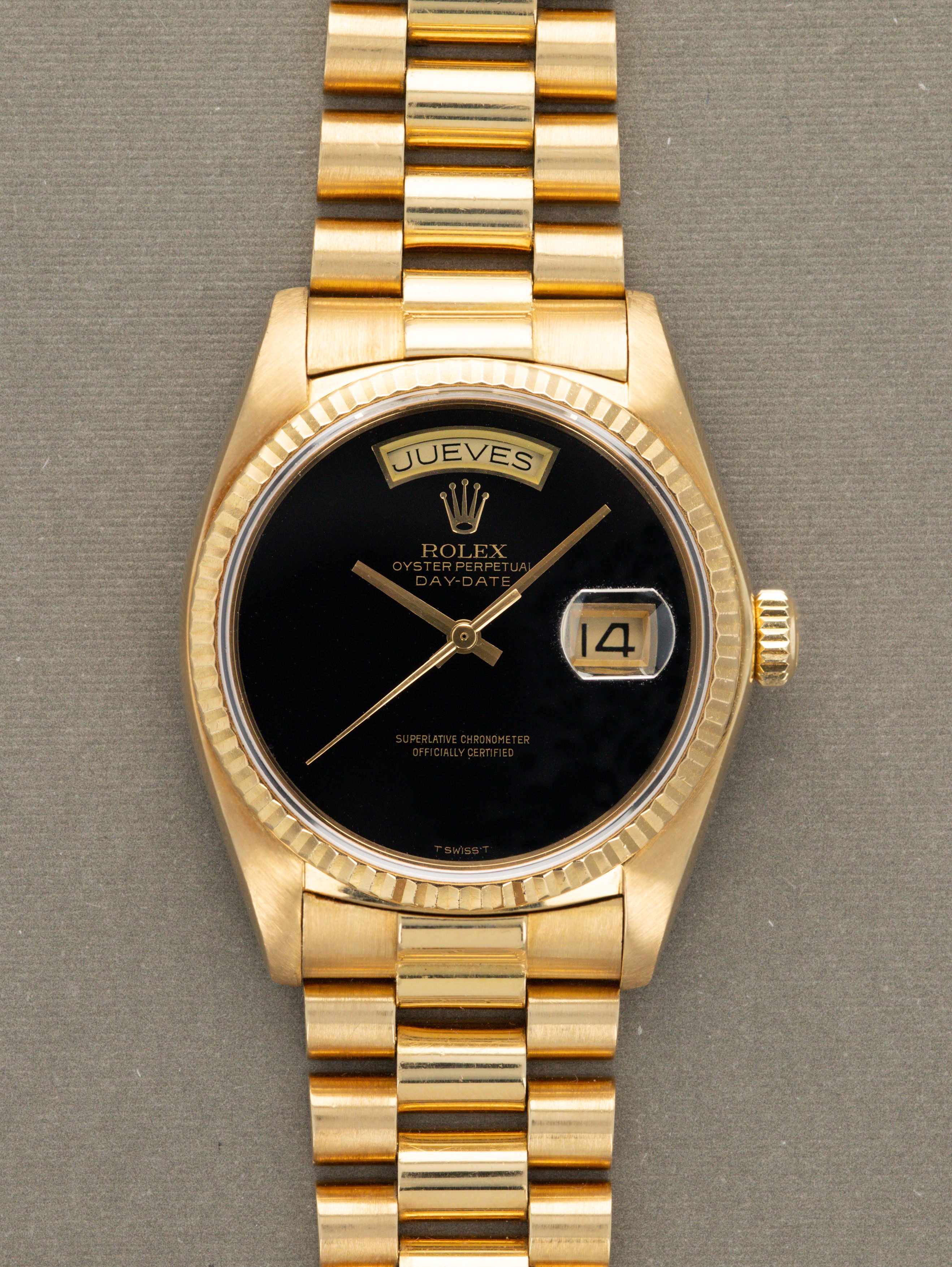 Rolex Day-Date Ref. 18038 - 'Onyx' Dial