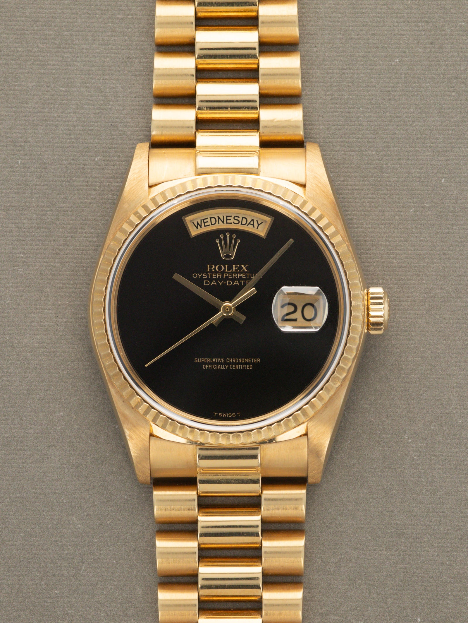 Rolex Day-Date Ref. 18038 - 'Onyx' Dial